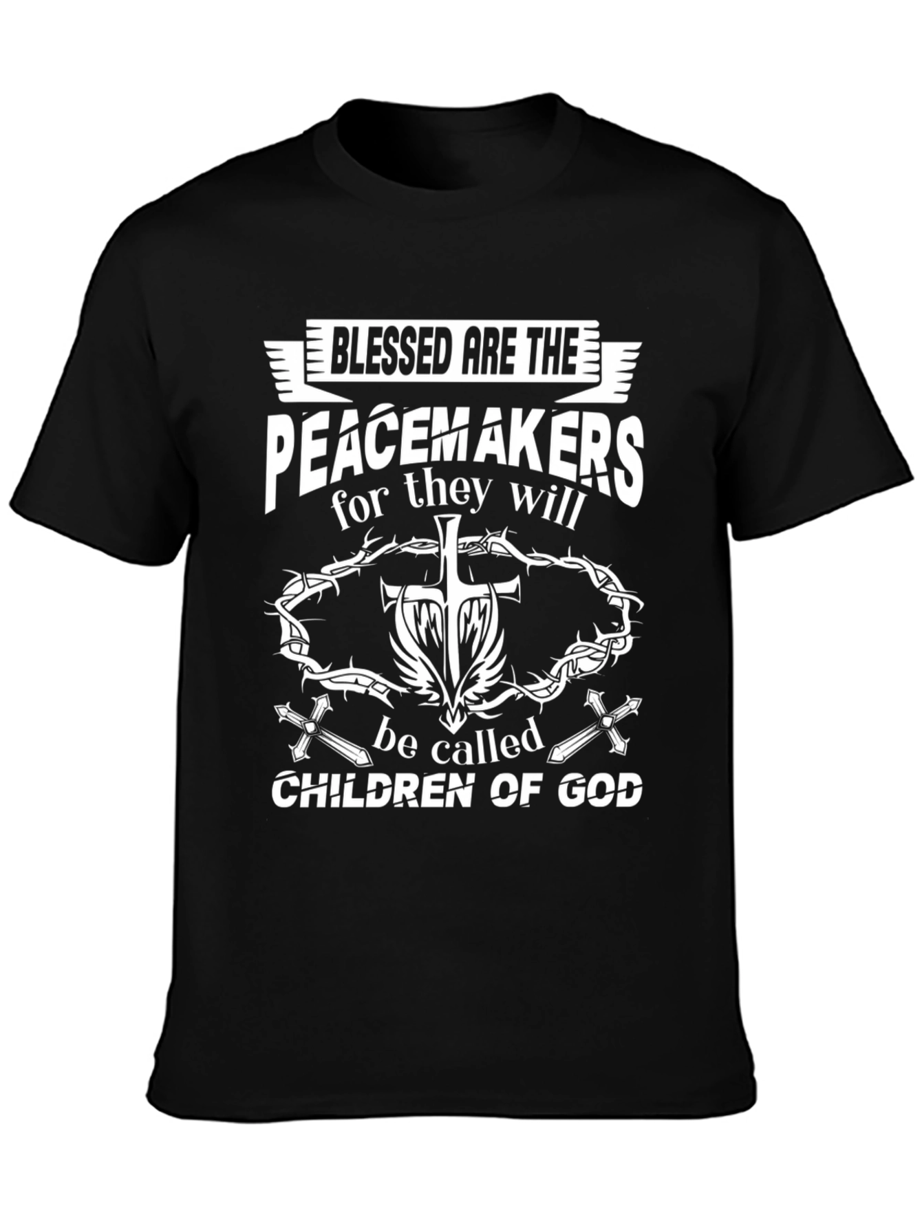 Blessed Are The Peacemakers Graphic T-Shirt