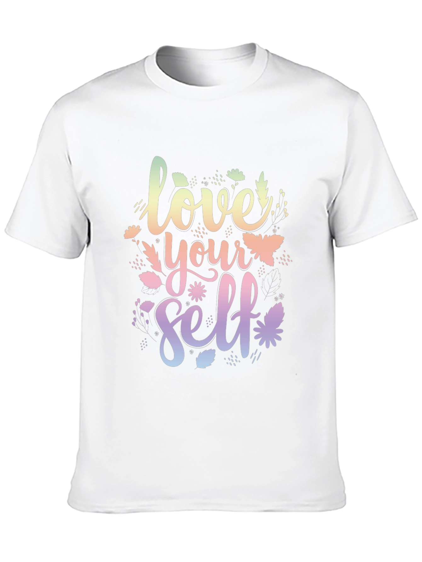 Love Yourself Graphic Tee - Black Cotton T-Shirt