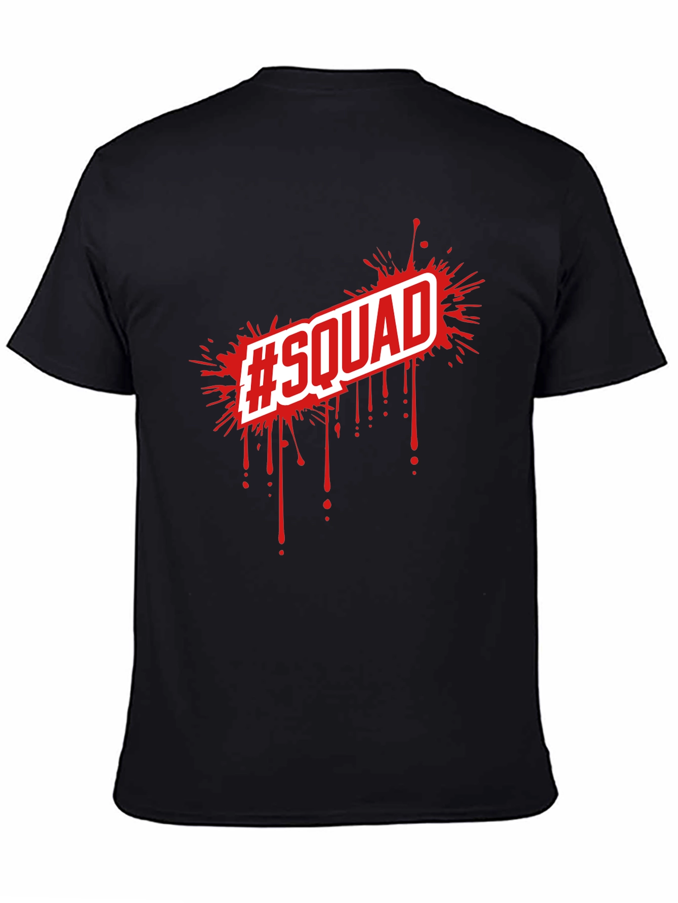 Squad Tee - Black Graphic T-Shirt