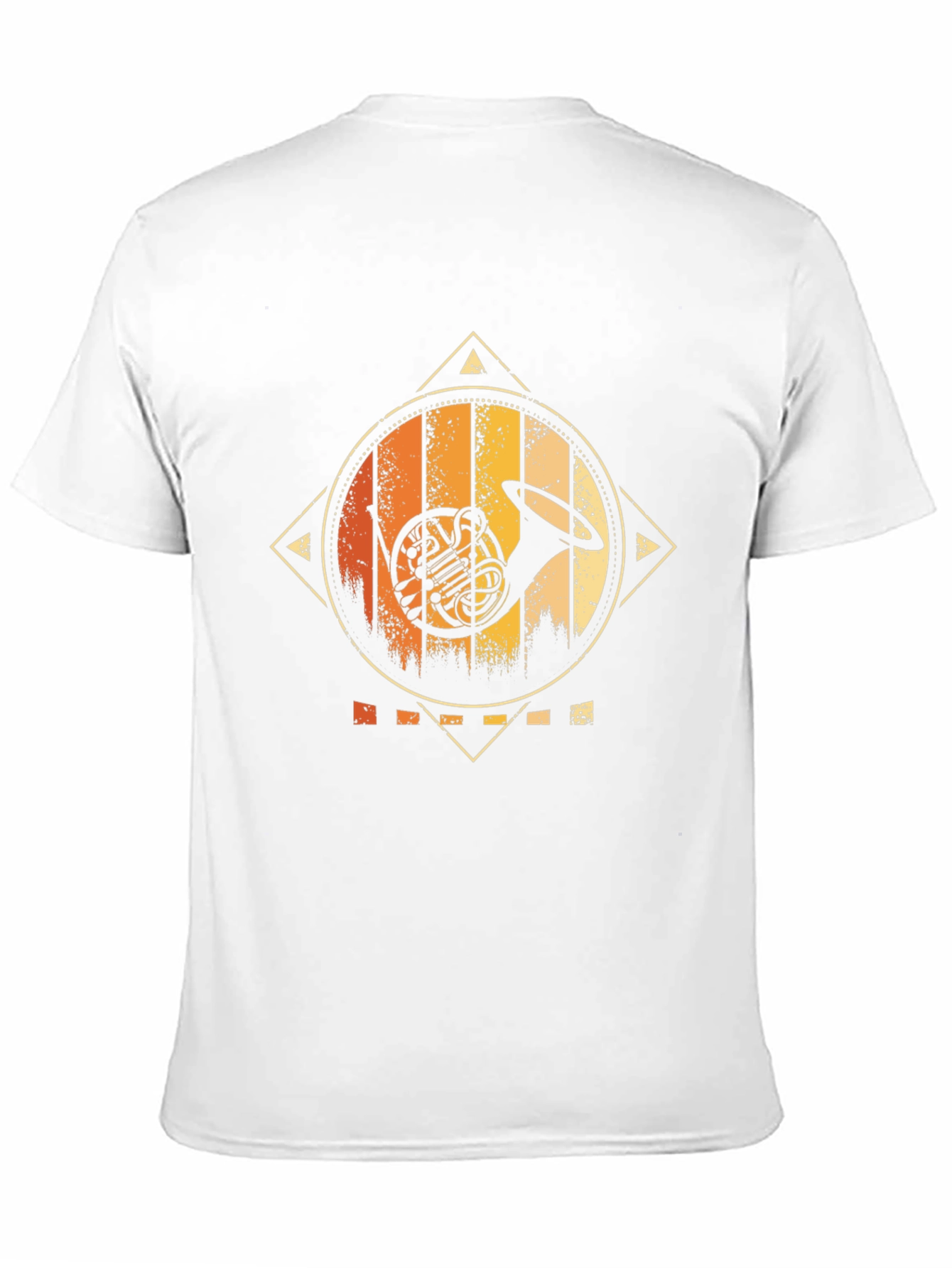 Retro French Horn Graphic Tee