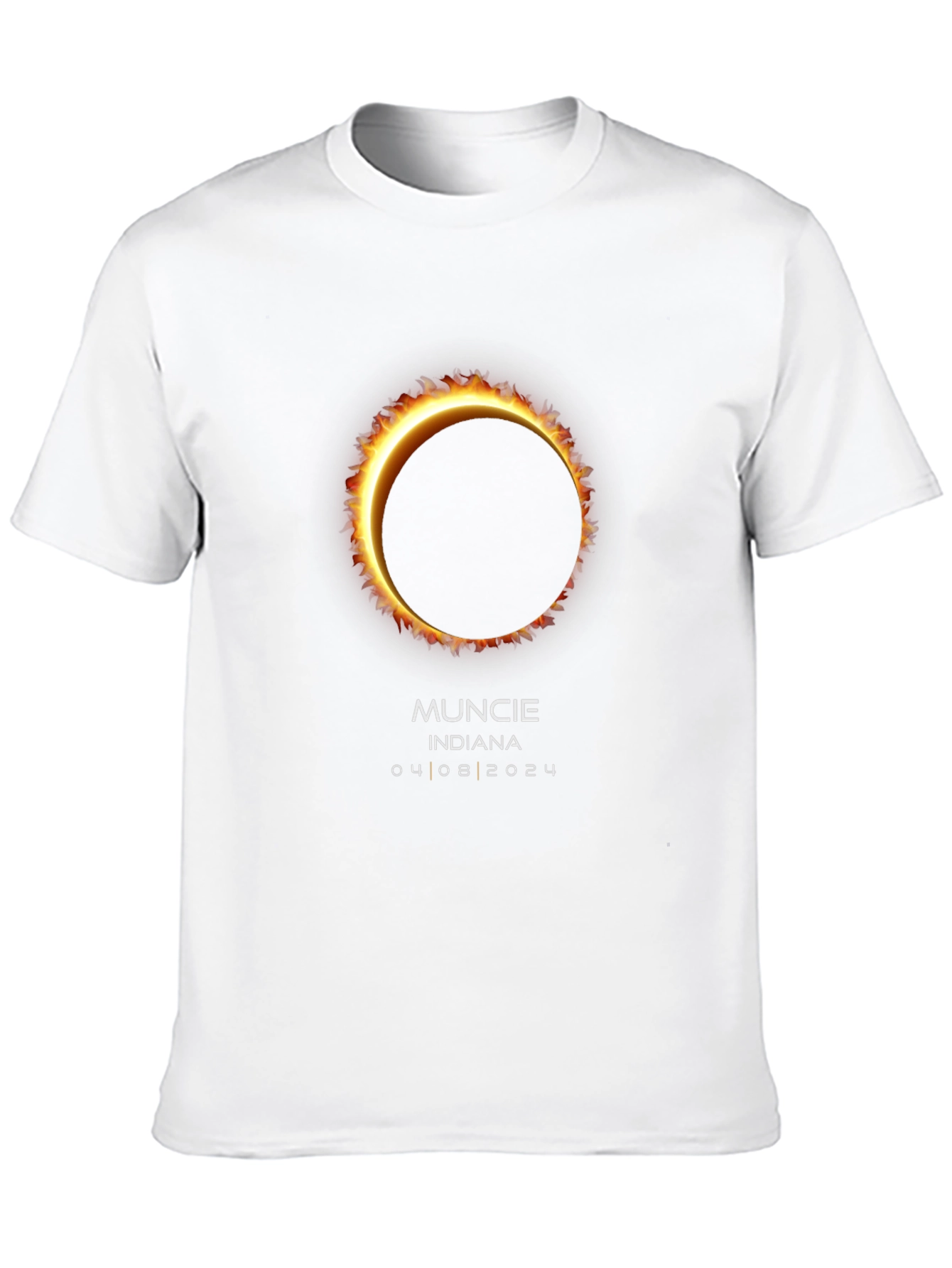 Muncie Indiana 2024 Solar Eclipse T-Shirt