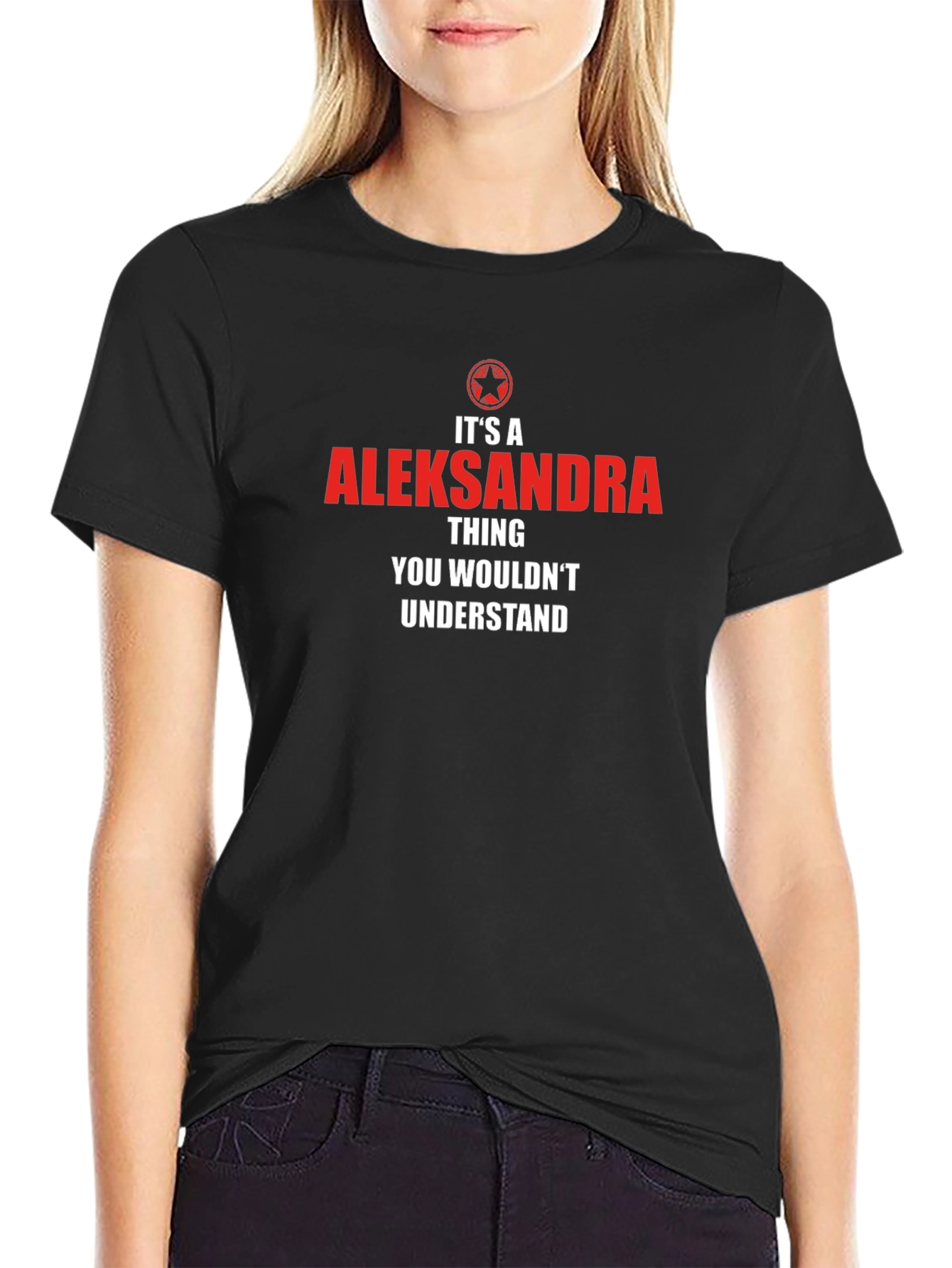 Aleksandra Thing T-Shirt - Personalized Name Tee
