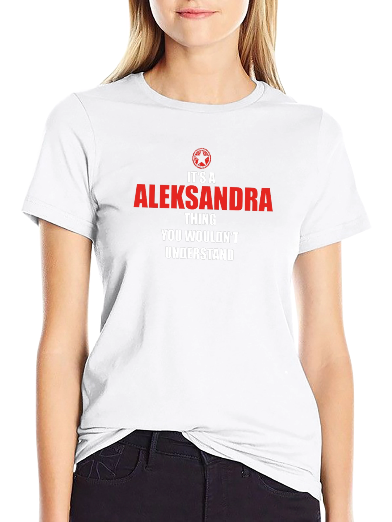 Aleksandra Thing T-Shirt - Personalized Name Tee