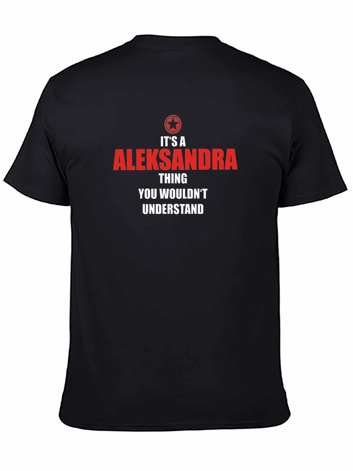 Aleksandra Thing T-Shirt - Personalized Name Tee