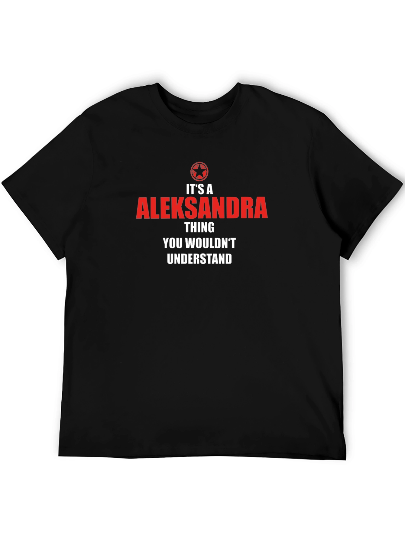 Aleksandra Thing T-Shirt - Personalized Name Tee
