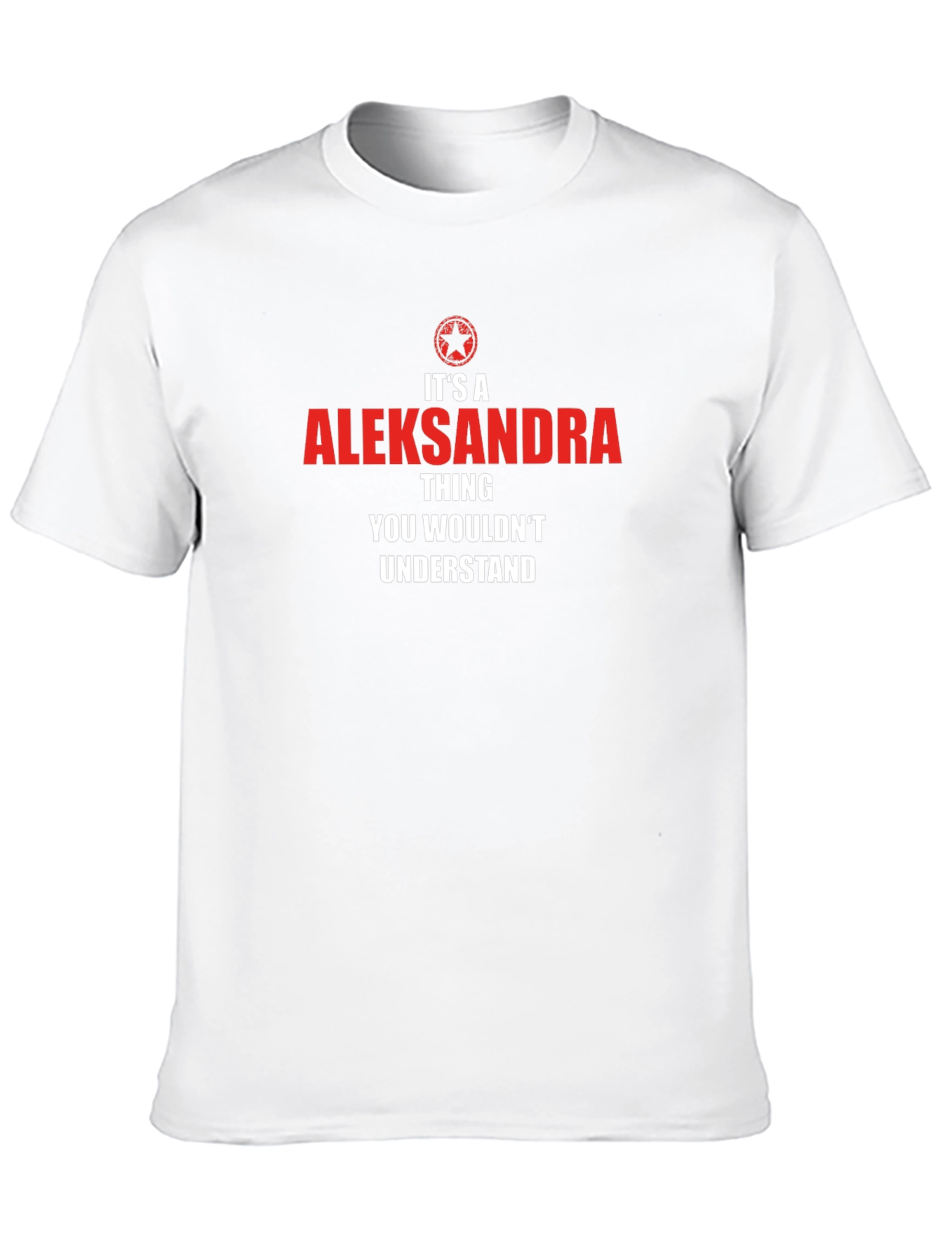 Aleksandra Thing T-Shirt - Personalized Name Tee