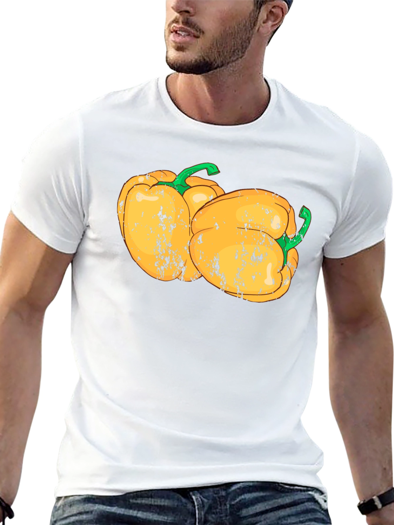 Yellow Pepper Graphic T-Shirt