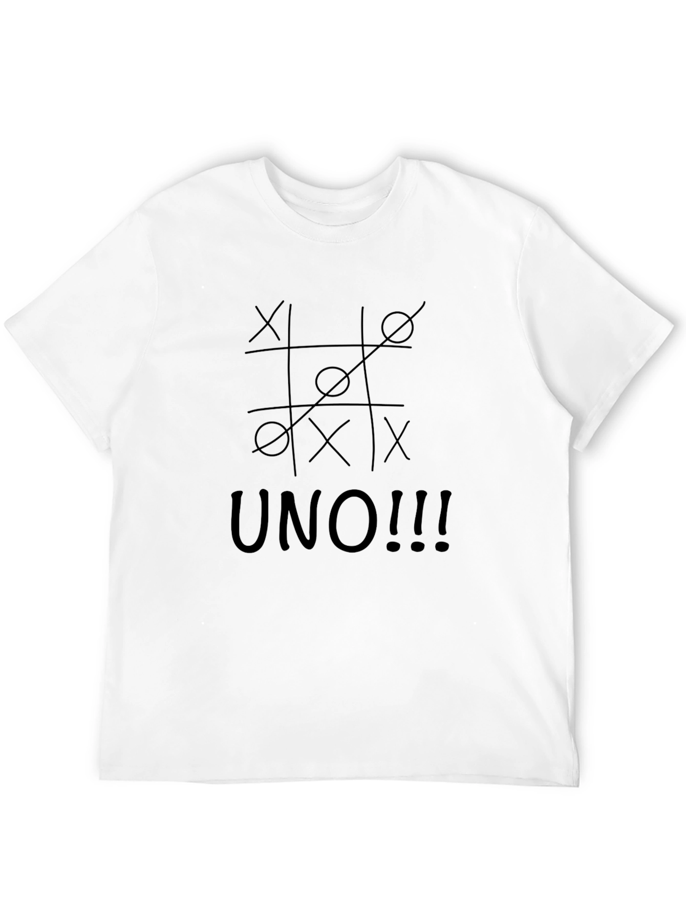UNO! Tic-Tac-Toe T-Shirt | Casual Graphic Tee