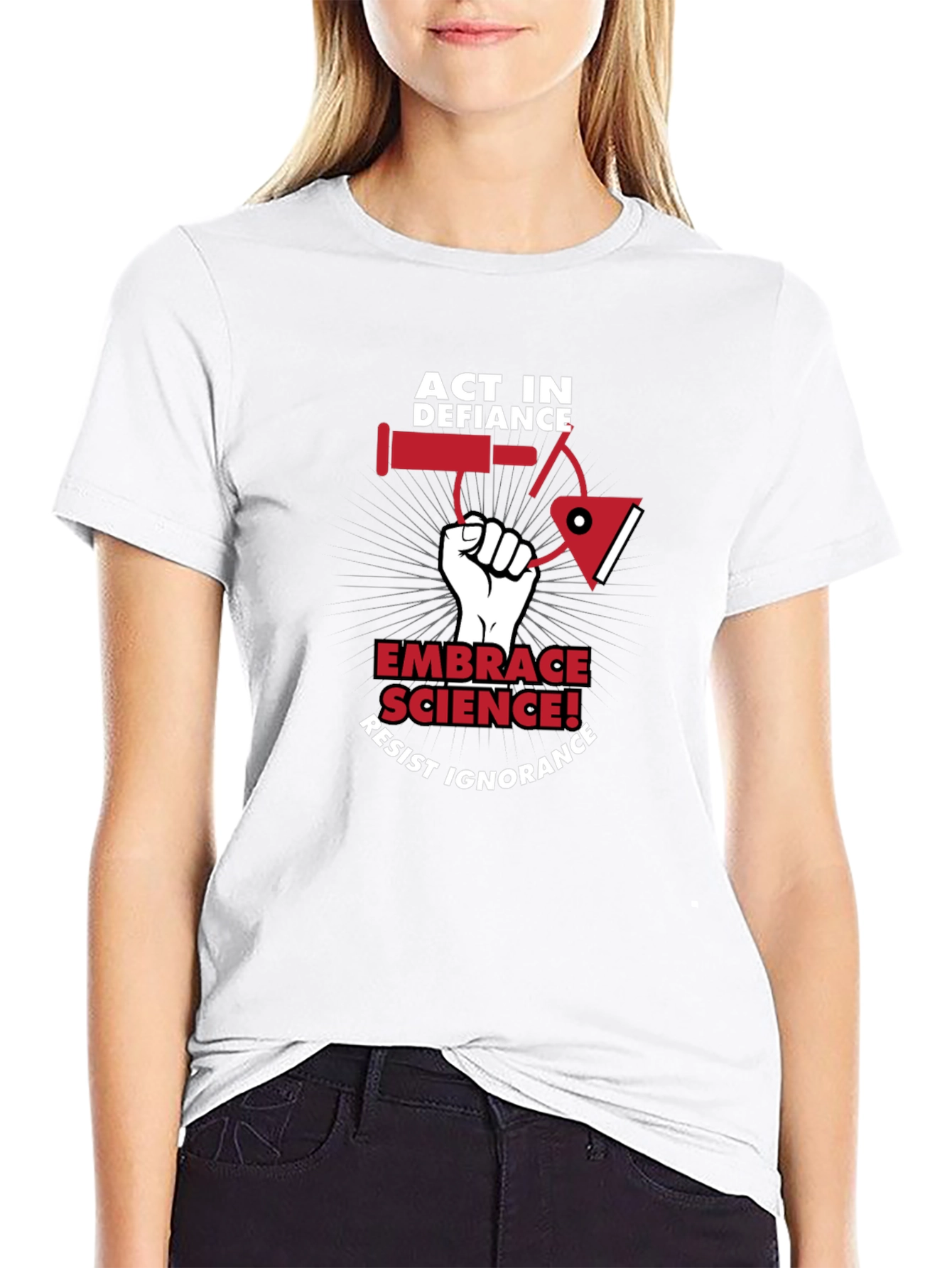 Act in Defiance Science T-Shirt