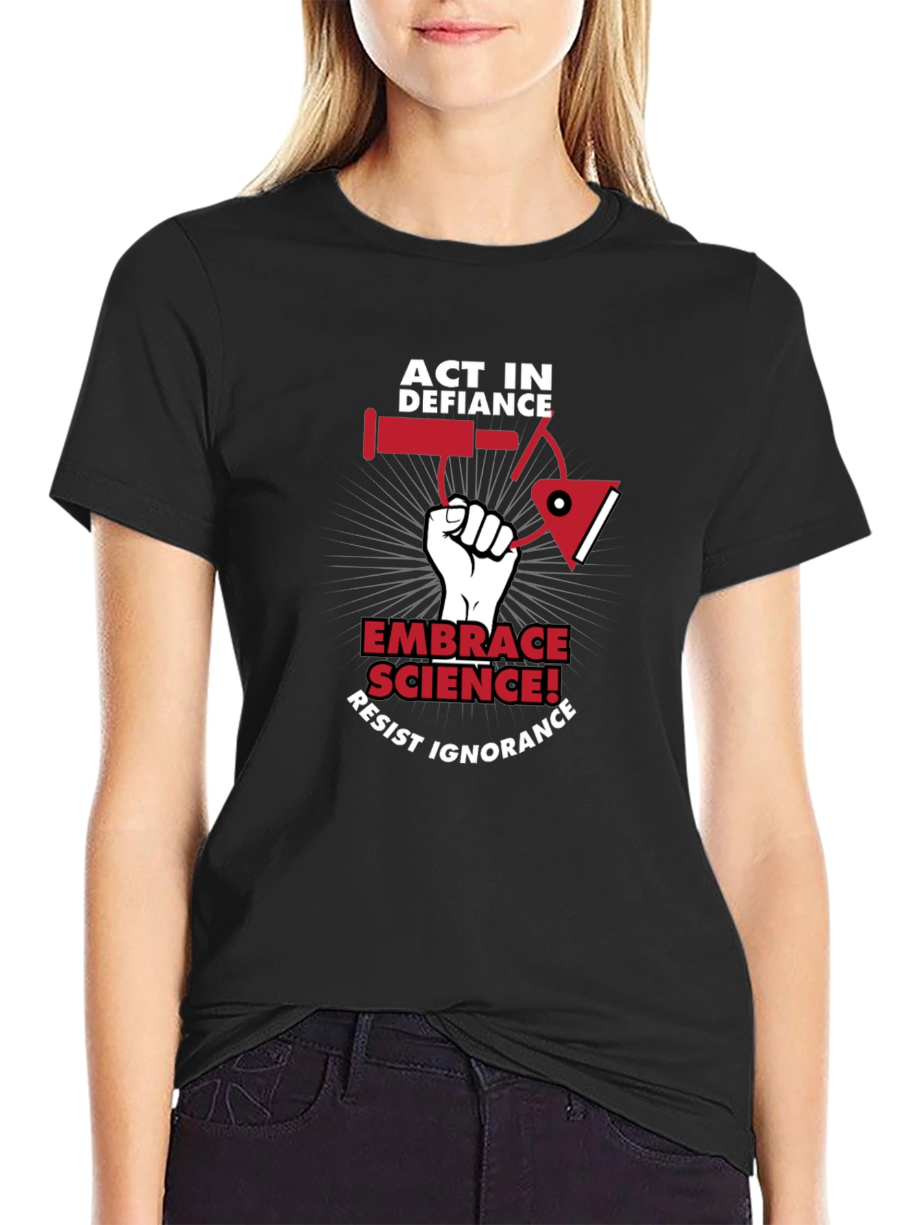 Act in Defiance Science T-Shirt