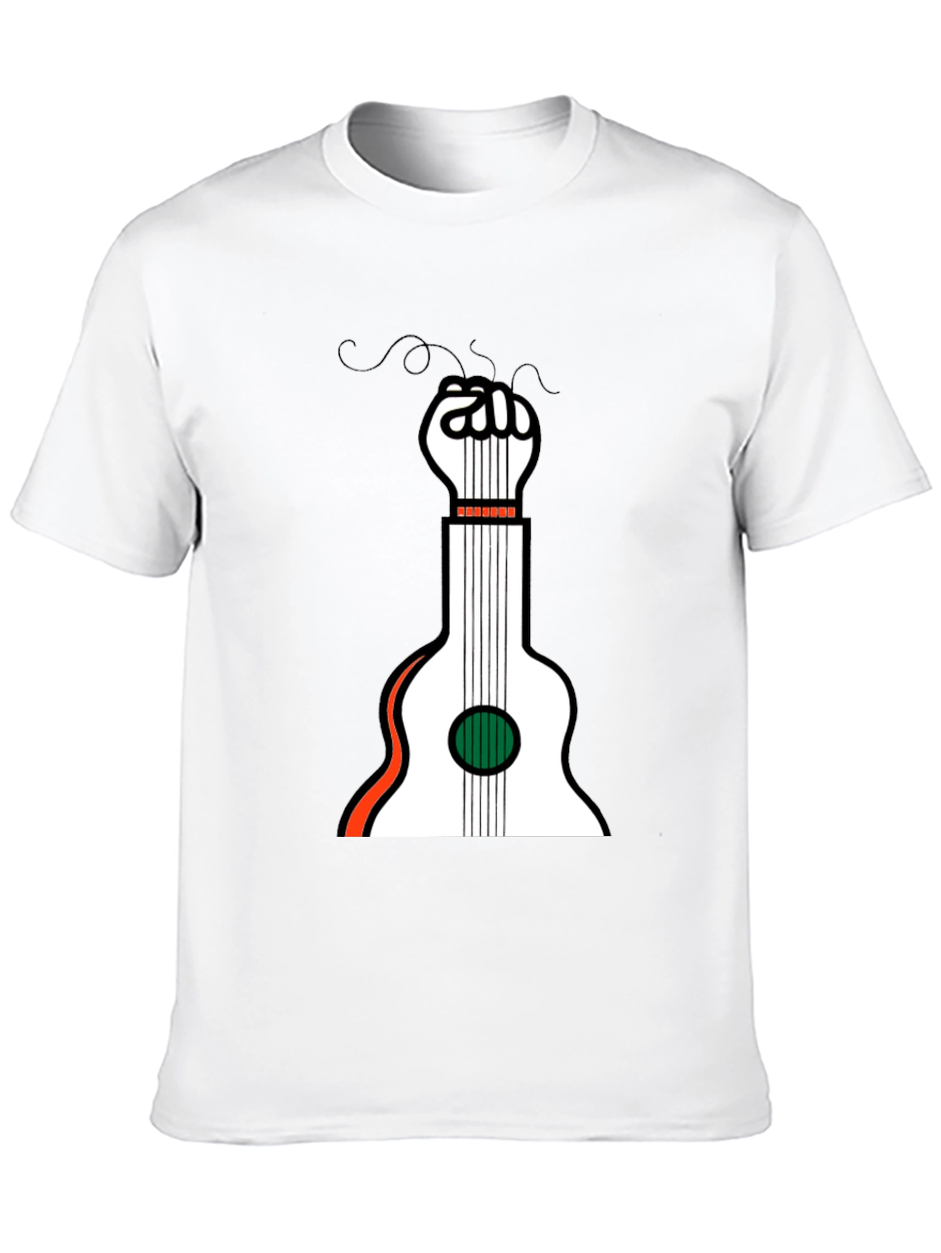 Guitar Fist Graphic Tee - Music & Protest