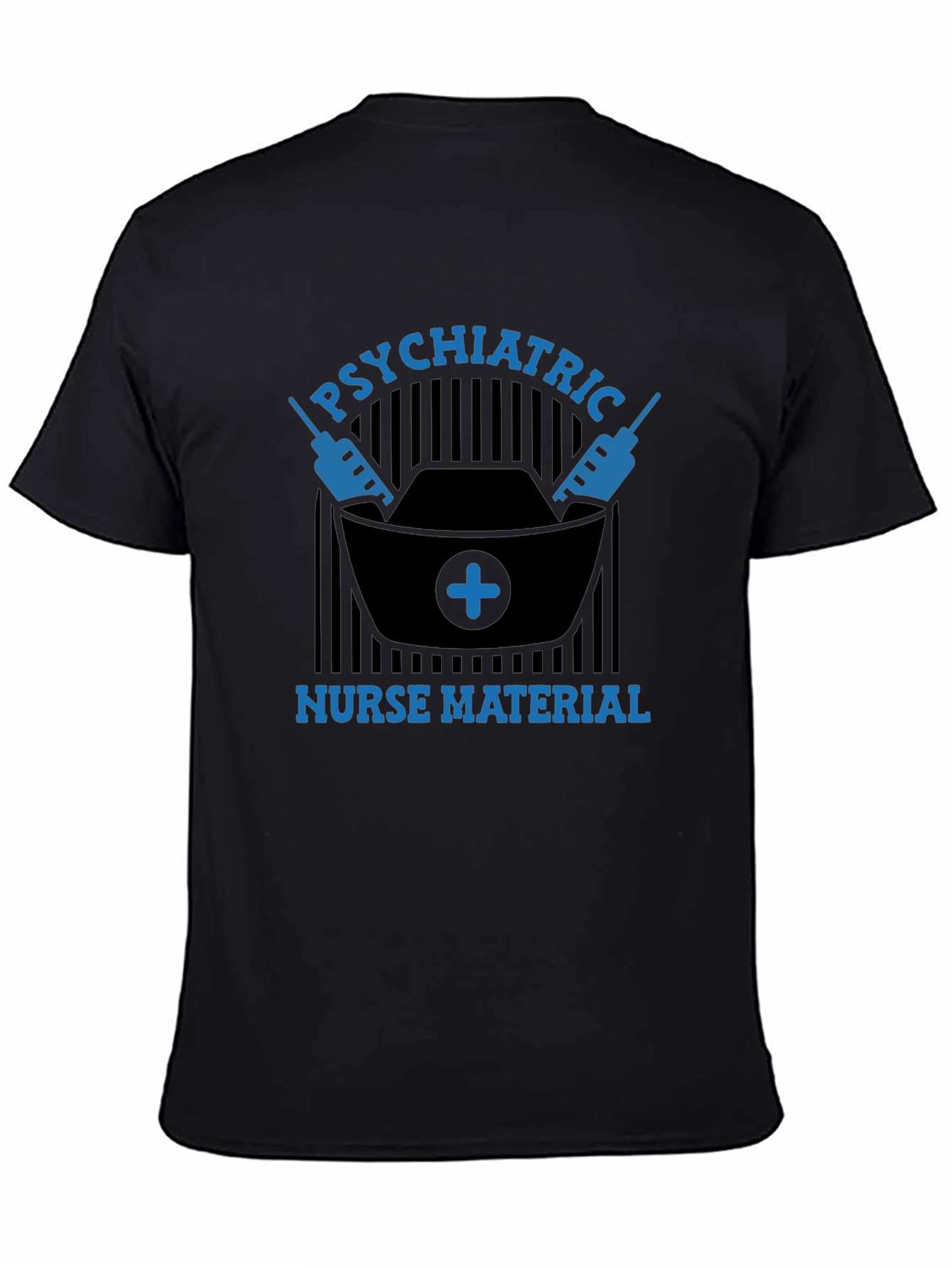 Psychiatric Nurse Material Graphic T-Shirt