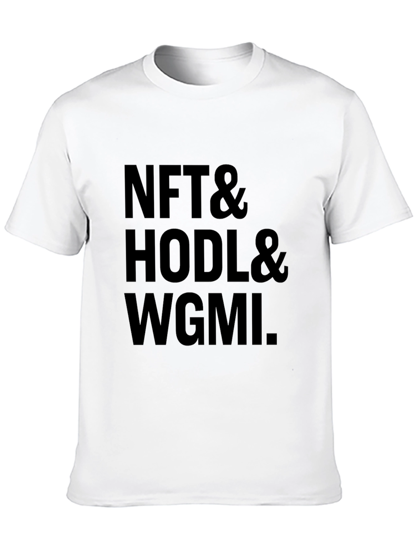 NFT HODL WGMI Black Crypto T-Shirt