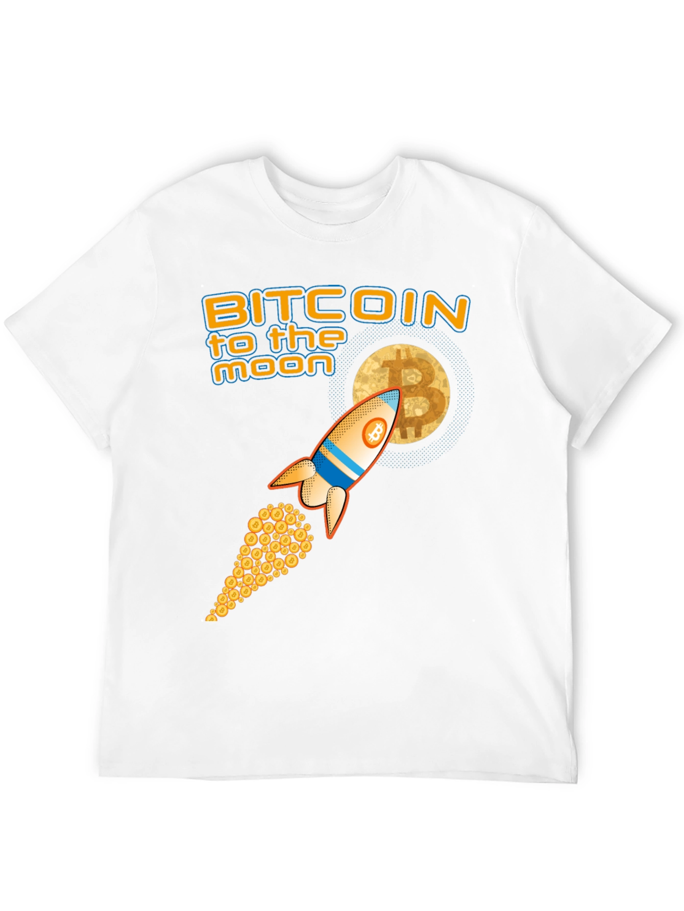 Bitcoin to the Moon Graphic Tee