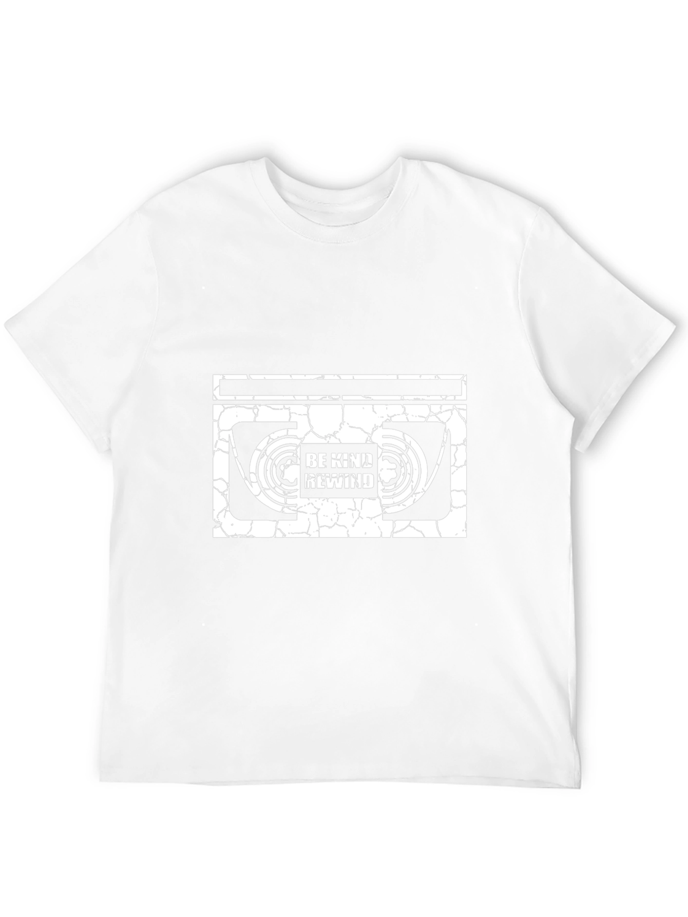 Retro Cassette T-Shirt: Be Kind Rewind