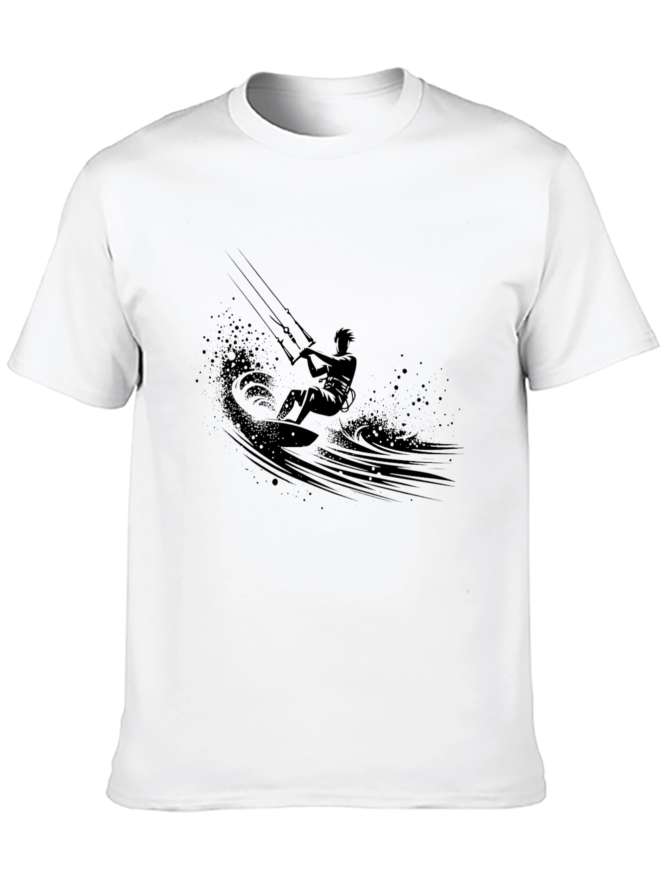 Black Kite Surfer Graphic Tee