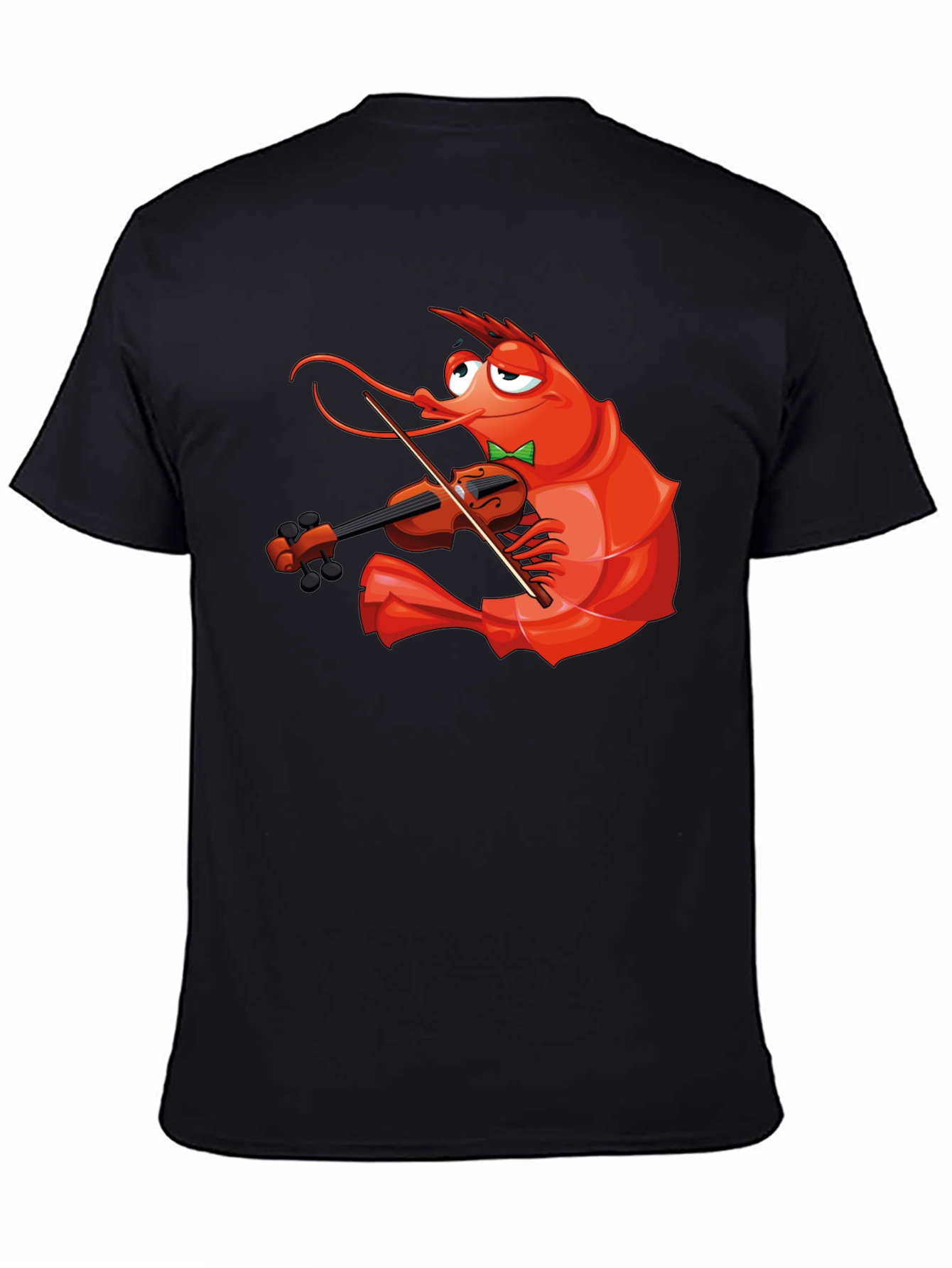 Shrimp Violinist T-Shirt - Funny Music Lover Tee