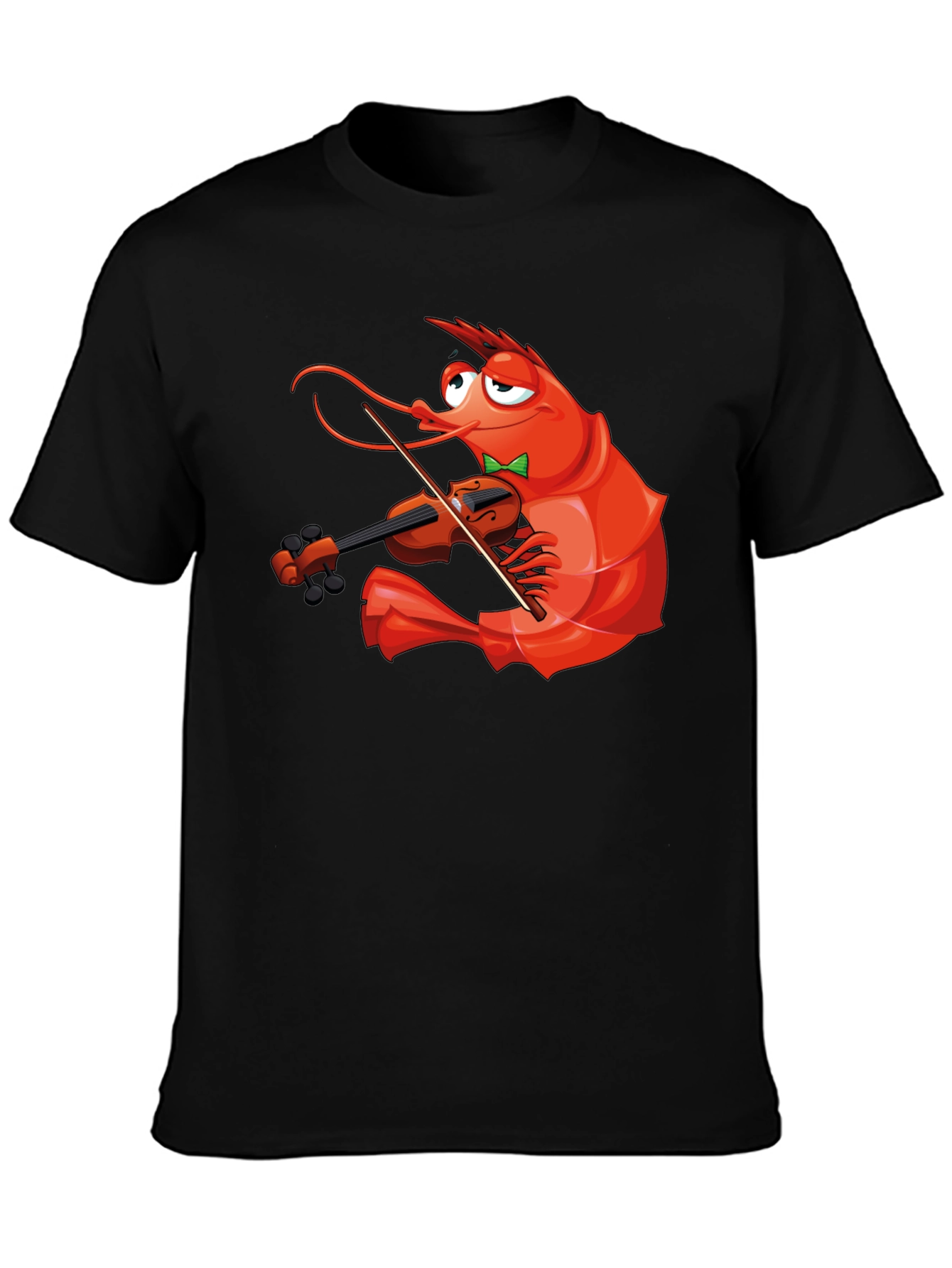 Shrimp Violinist T-Shirt - Funny Music Lover Tee