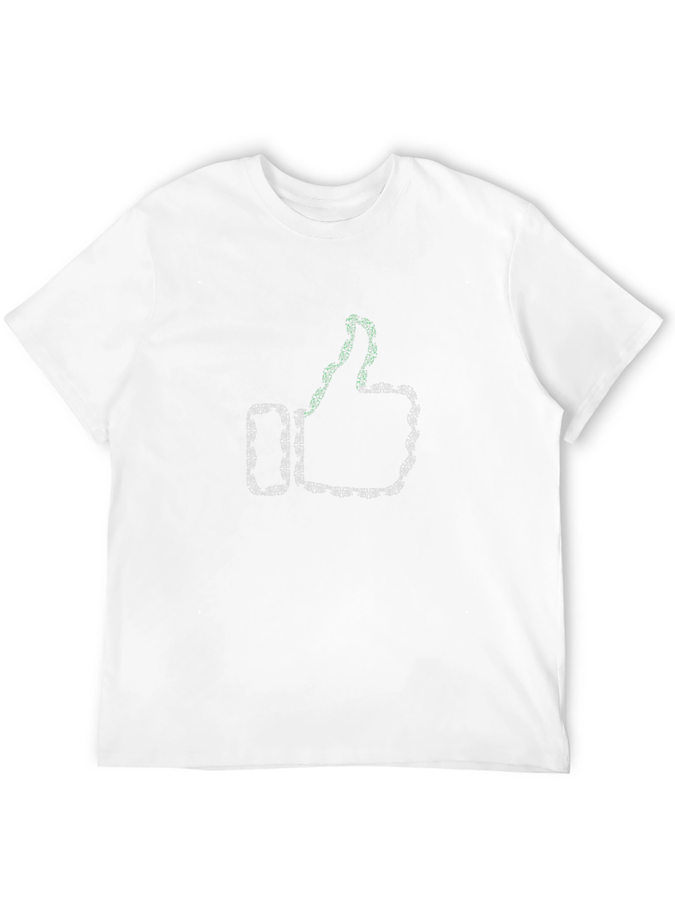 Cool Thumbs Up Graphic Tee - Black Cotton T-Shirt