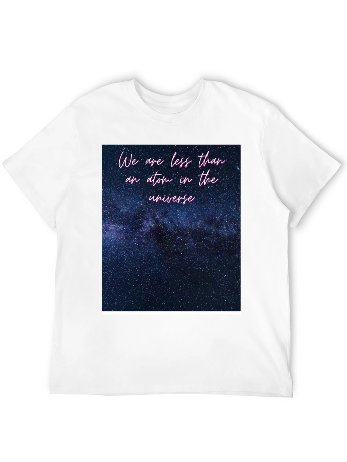 Cosmic Universe Graphic Tee - Soft Black T-Shirt