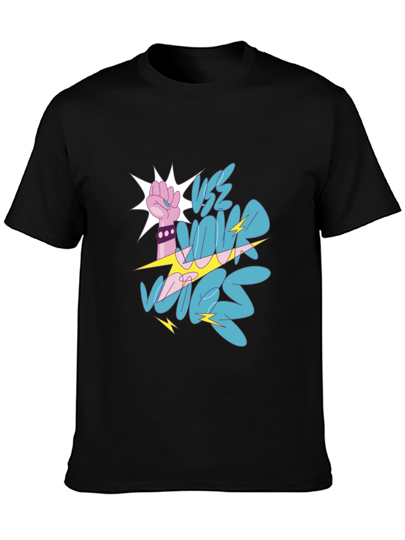 Vote Fist Graphic Tee - Bold Statement Shirt