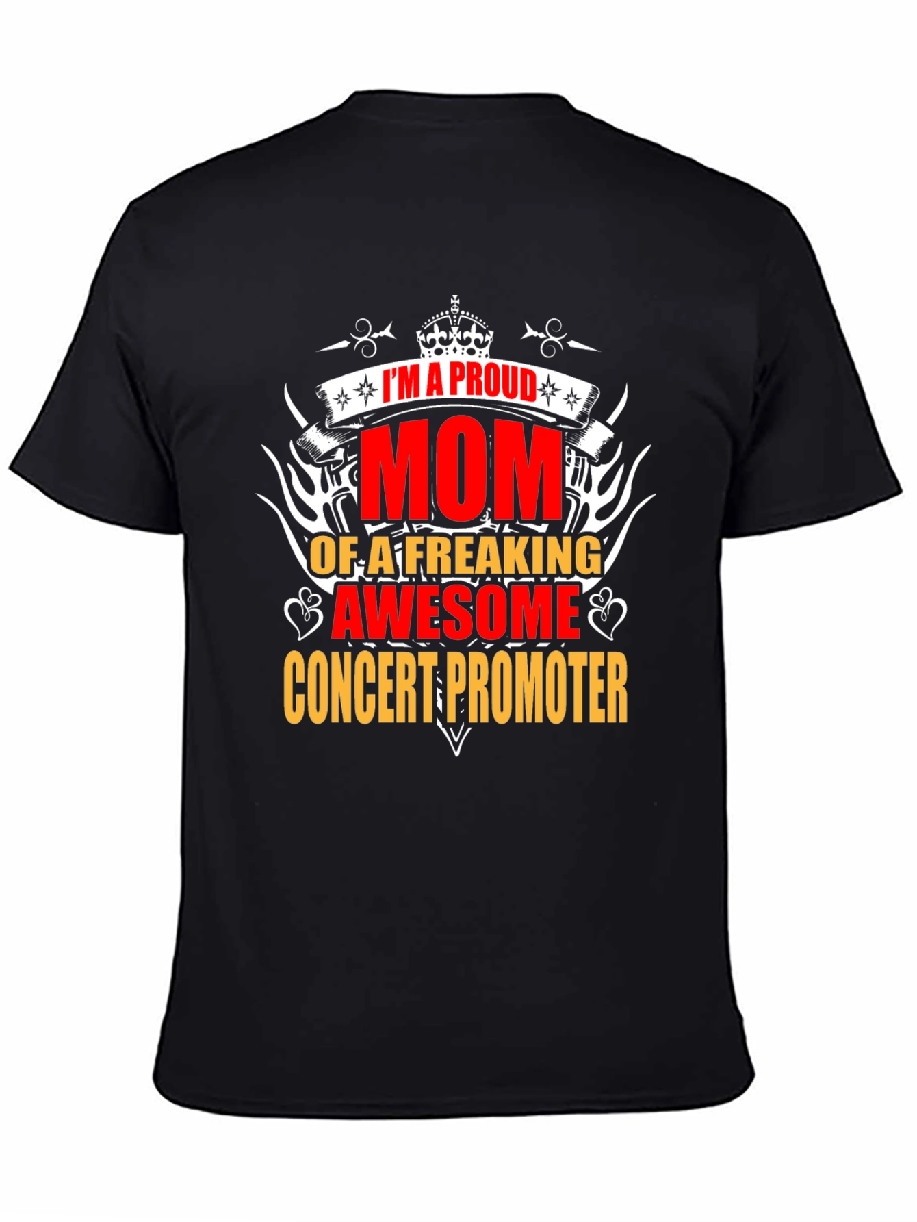 Proud Mom Concert Promoter T-Shirt - Awesome Graphic Tee