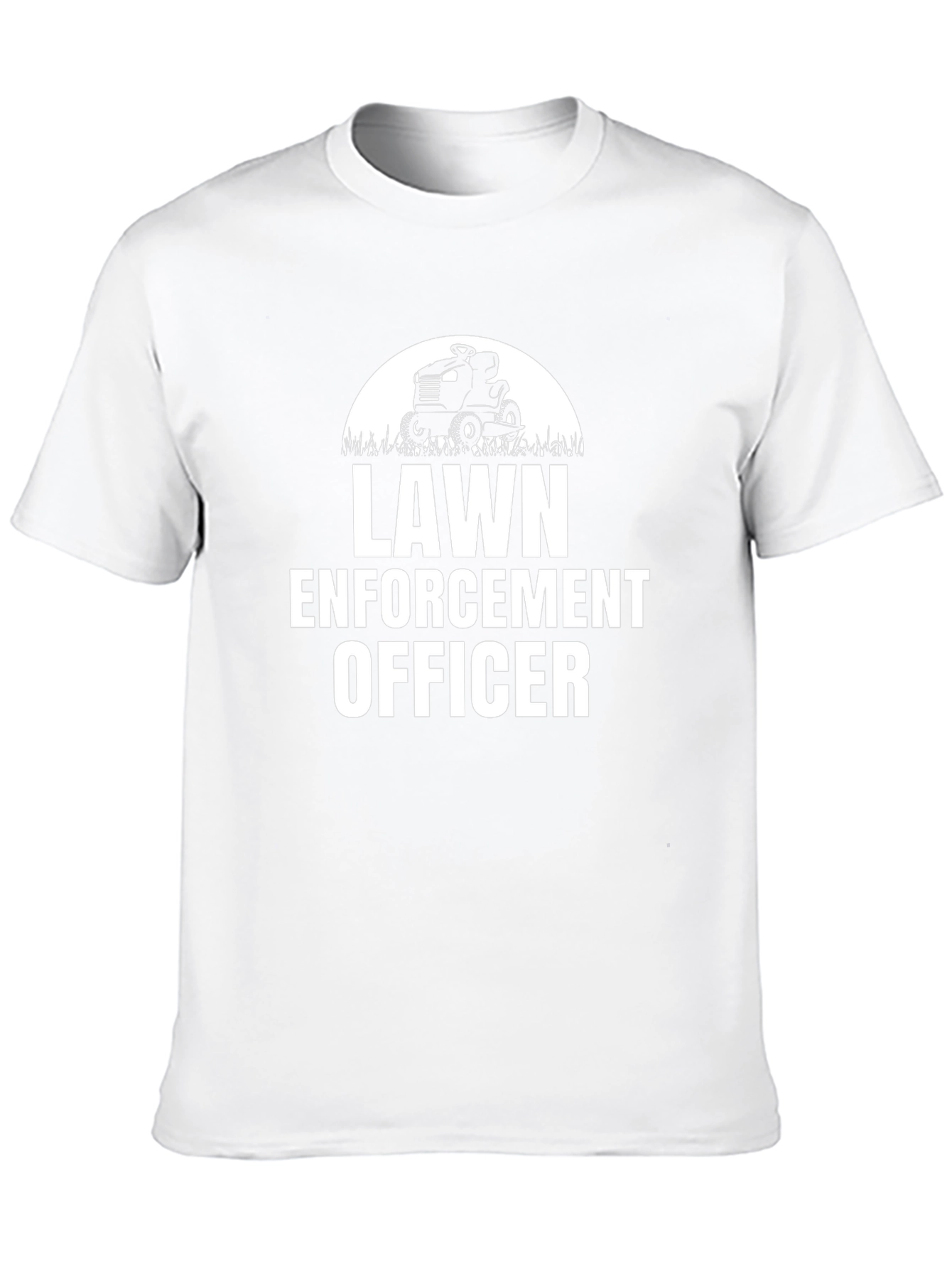 Lawn Enforcement Officer T-Shirt Funny Gardener Gift