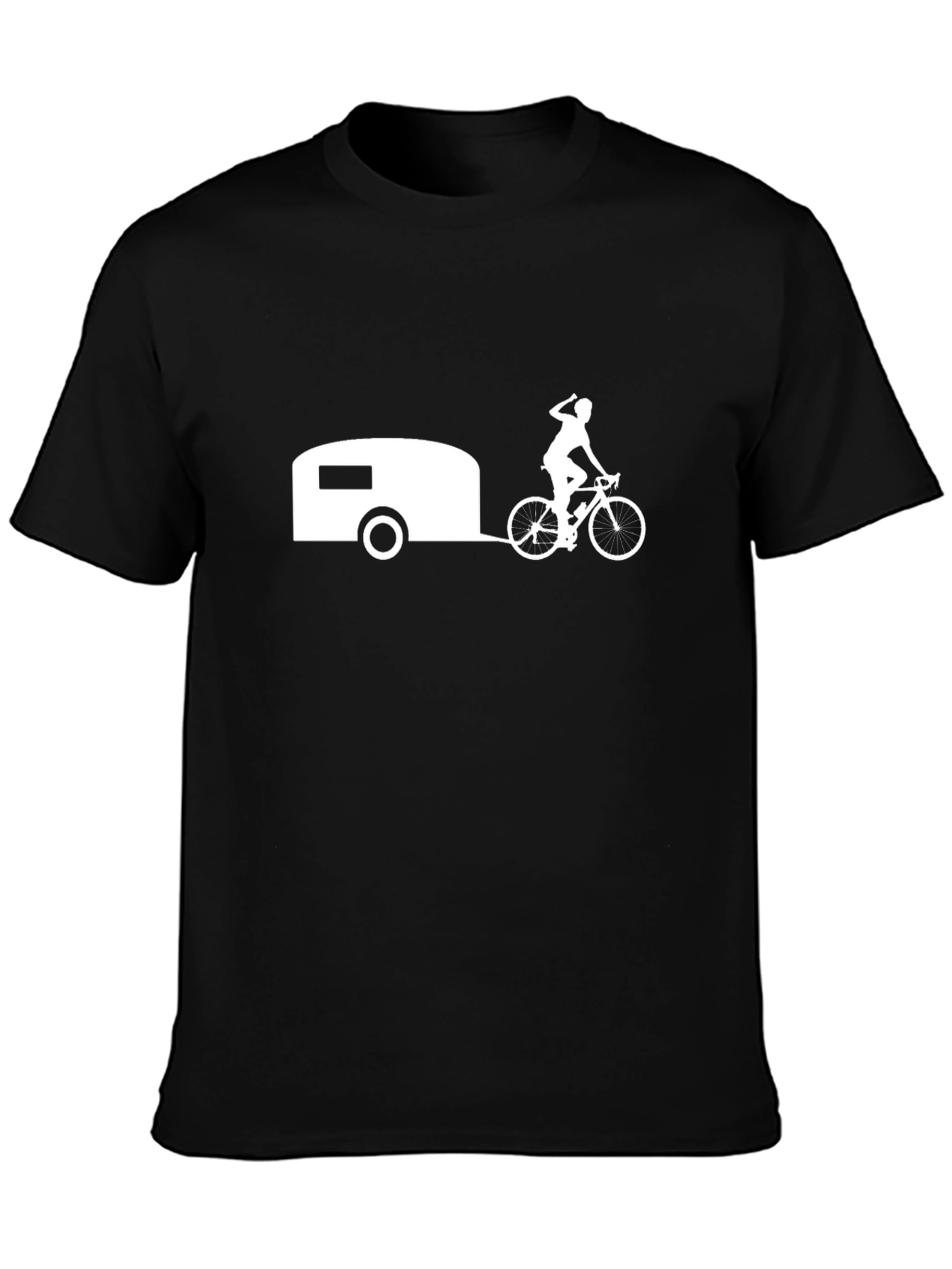 Cycling Camper T-Shirt - Adventure Road Trip Tee