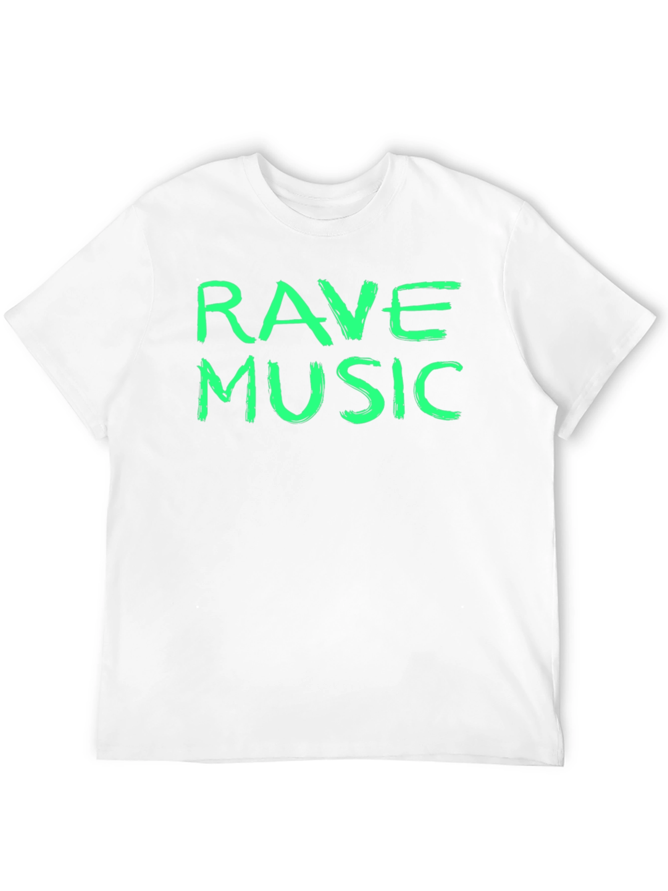 Rave Music Black Crew Neck T-Shirt