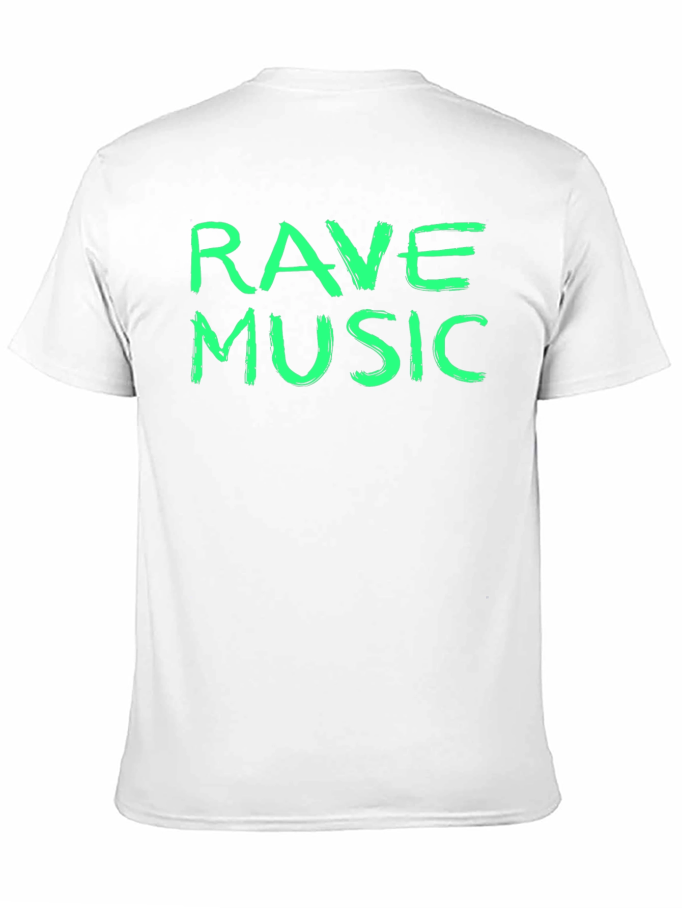 Rave Music Black Crew Neck T-Shirt