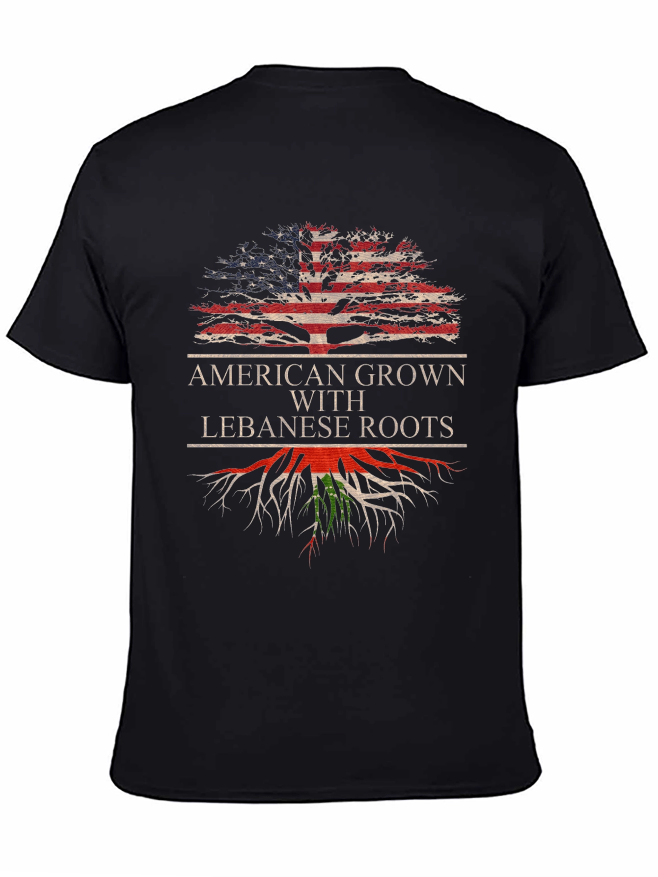 American Grown Lebanese Roots T-Shirt