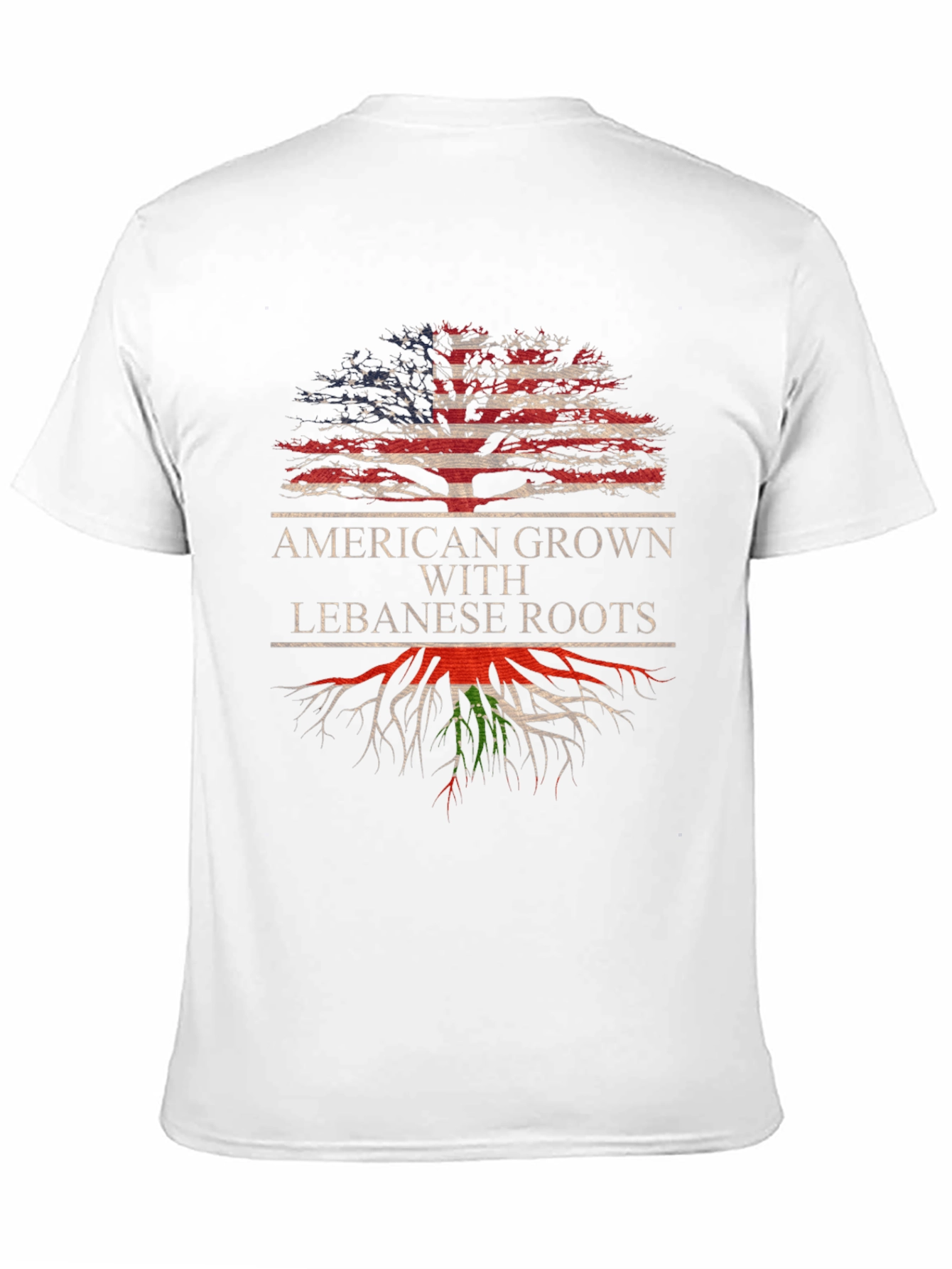 American Grown Lebanese Roots T-Shirt