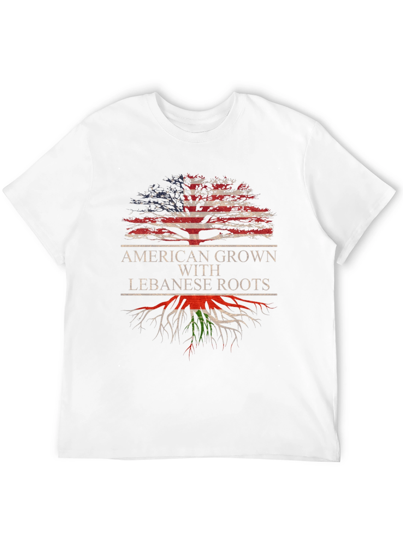 American Grown Lebanese Roots T-Shirt