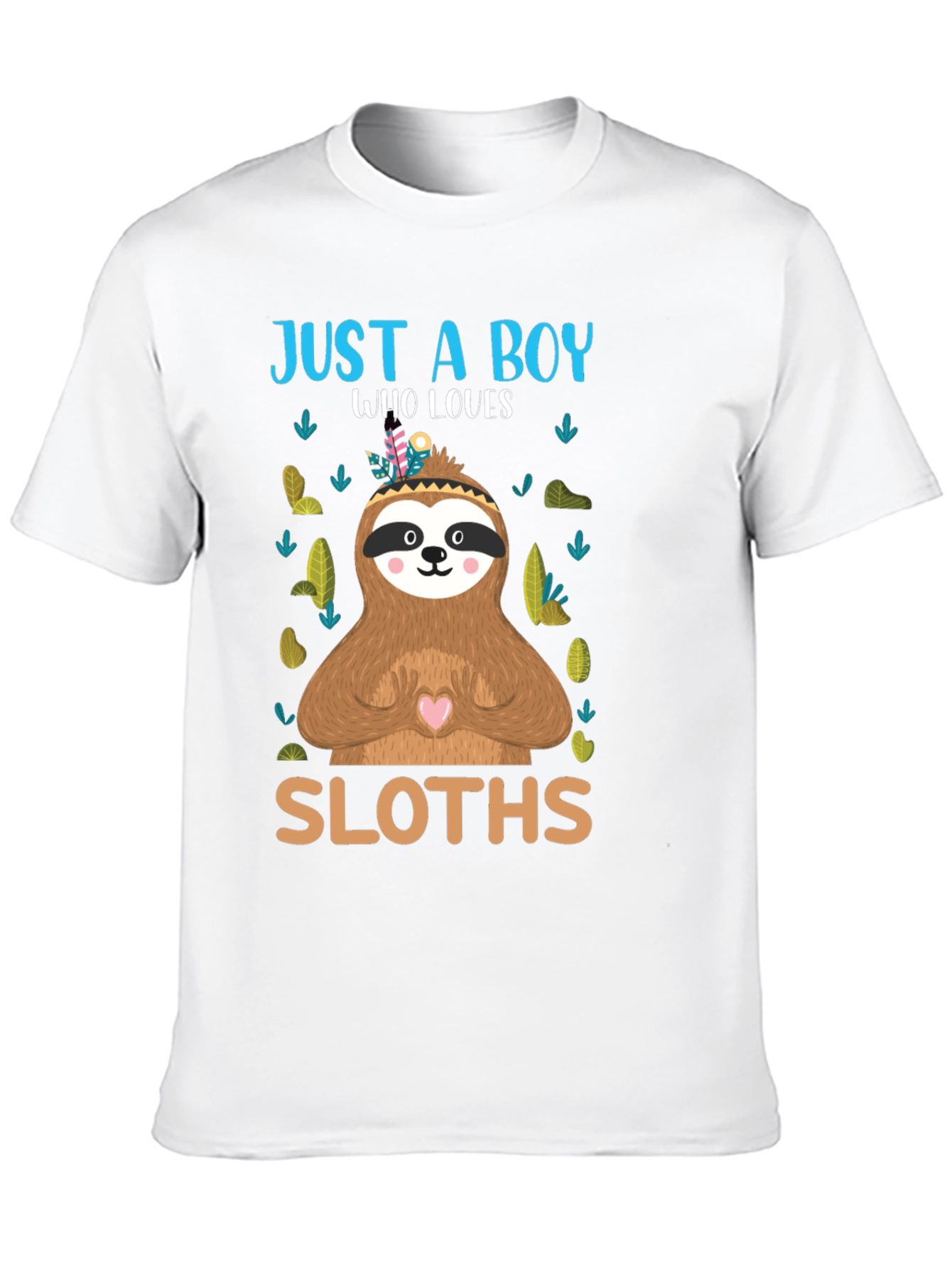 Just a Boy Who Loves Sloths T-Shirt