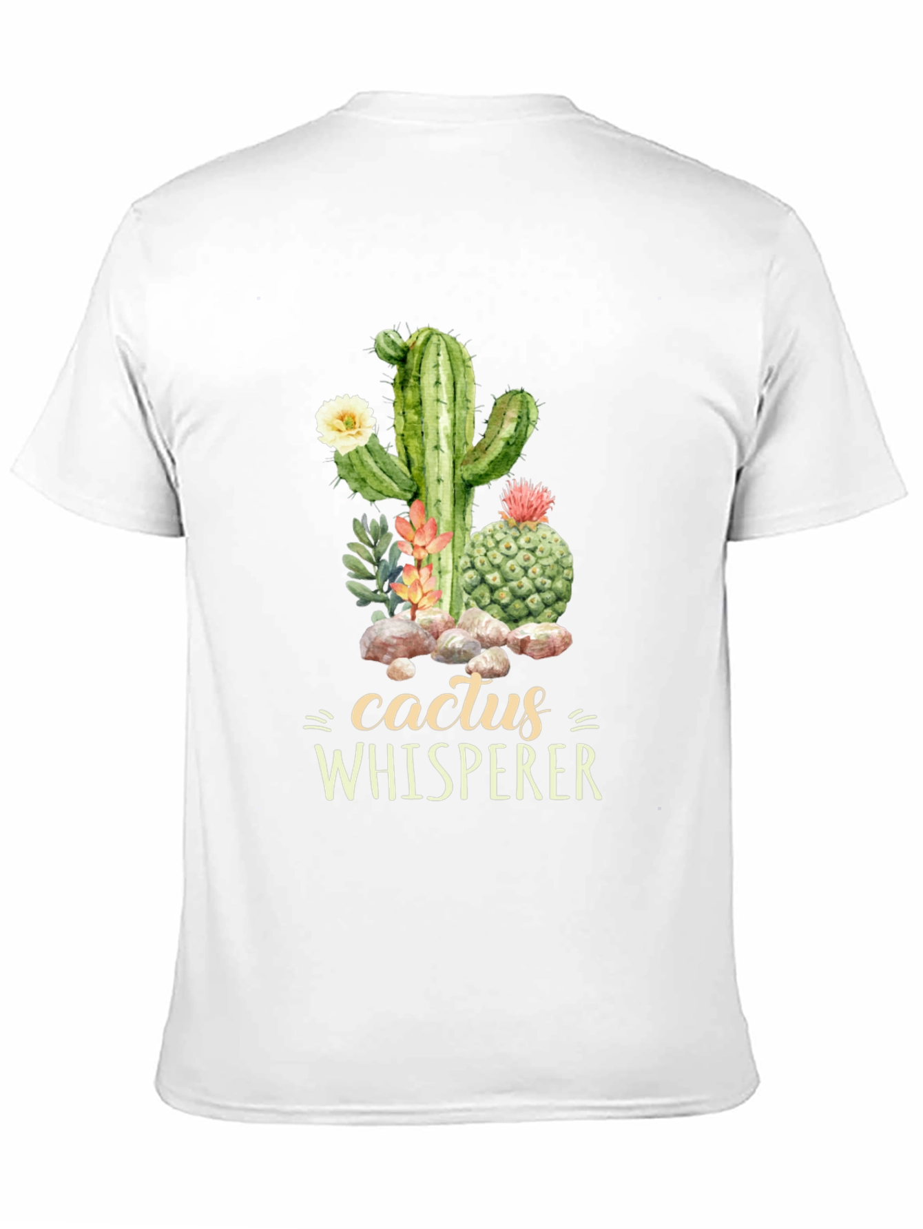 Cactus Whisperer Graphic Tee - Desert Plant Lover Shirt