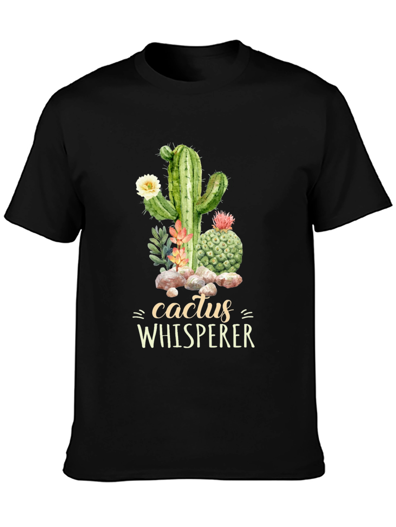 Cactus Whisperer Graphic Tee - Desert Plant Lover Shirt