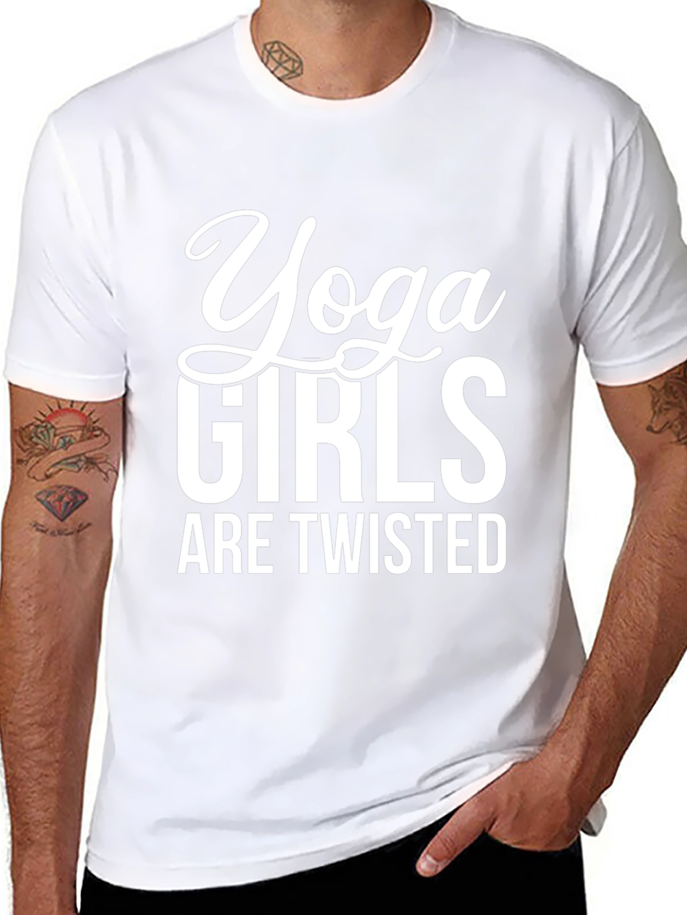 Yoga Girls Twisted Black Tee