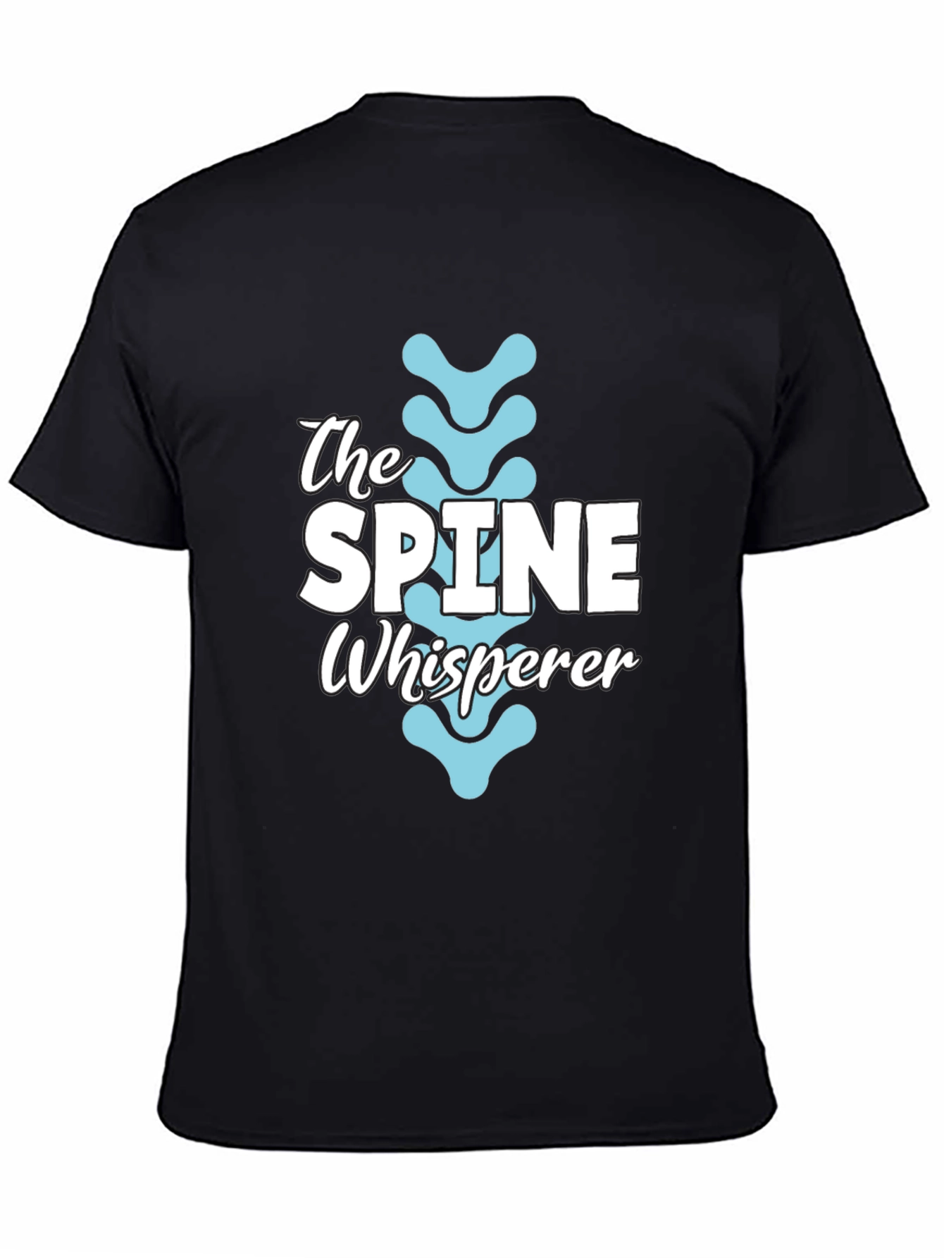 The Spine Whisperer Graphic T-Shirt - Black