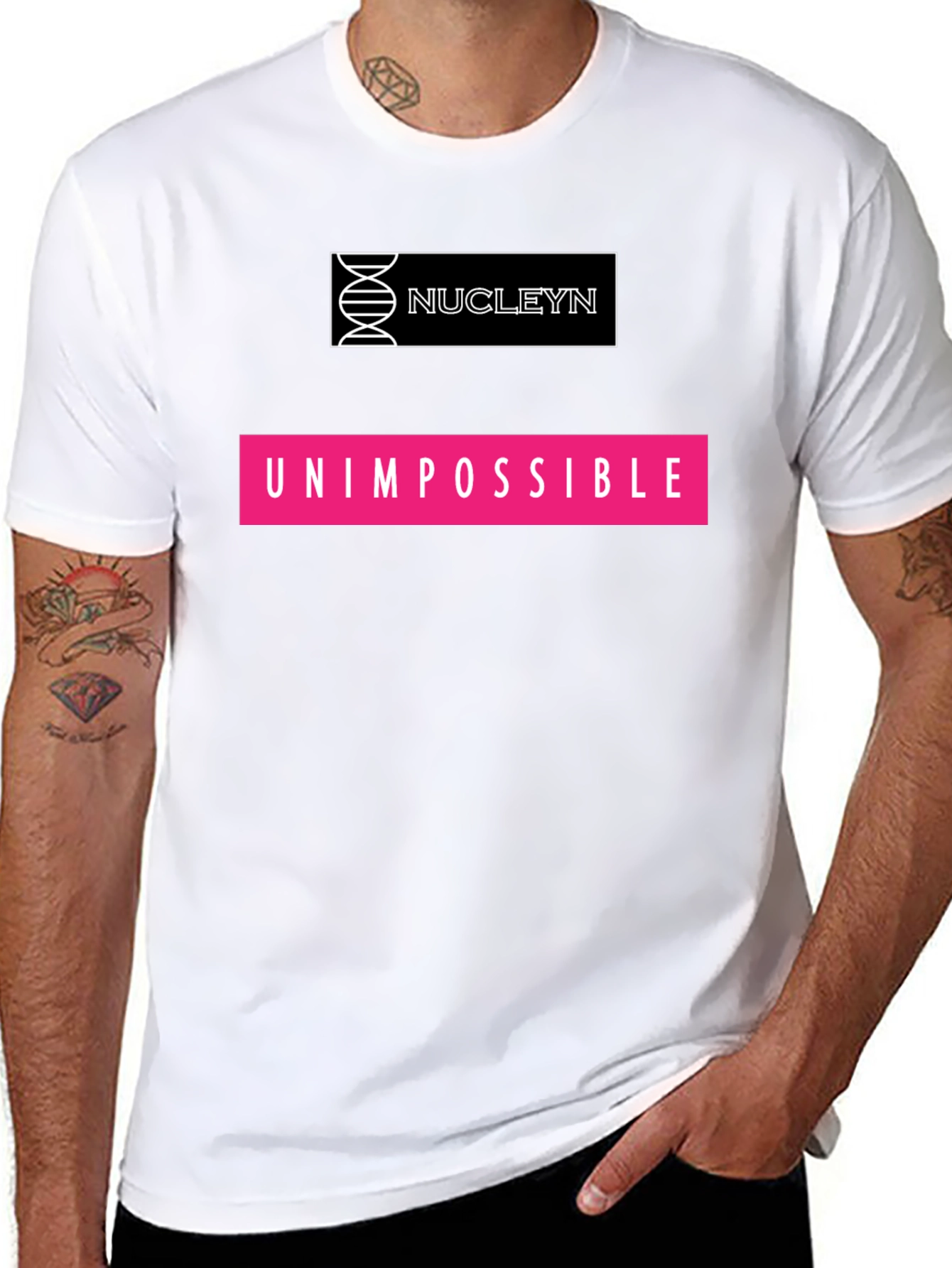 Unimpossible Graphic Tee - Black Cotton Blend