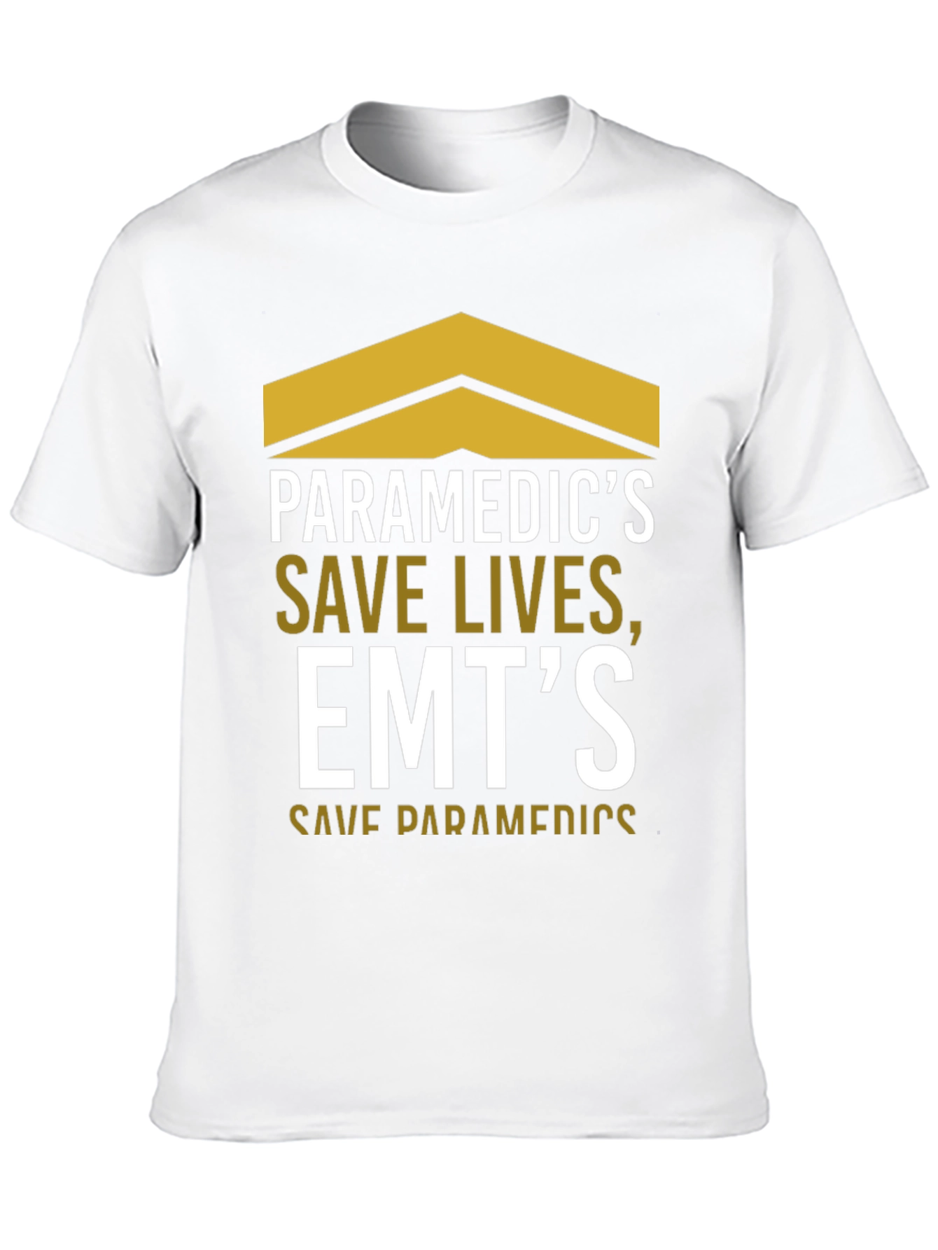 Paramedic & EMT Save Lives Black Graphic Tee