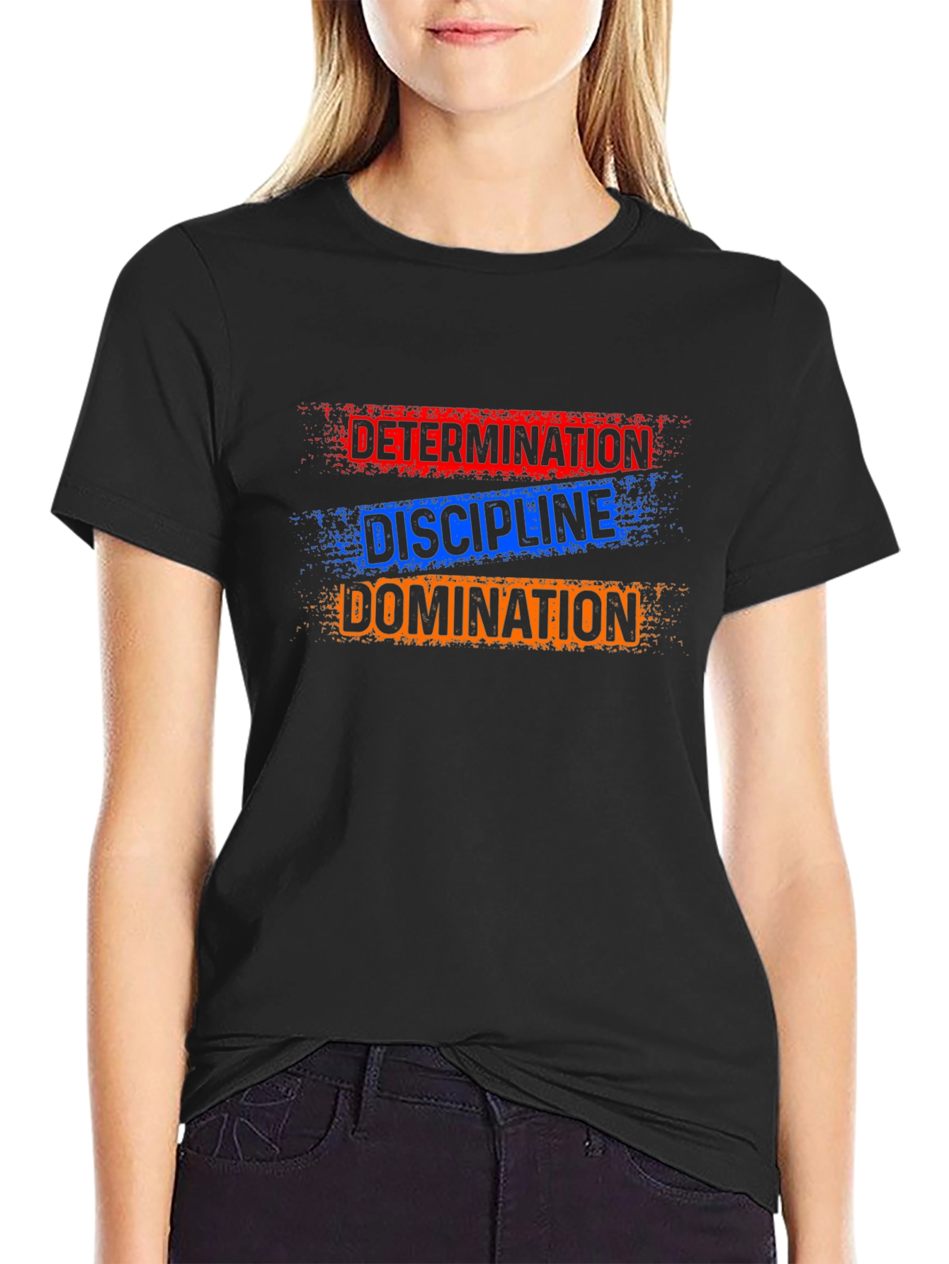 Determination Discipline Domination Graphic T-Shirt