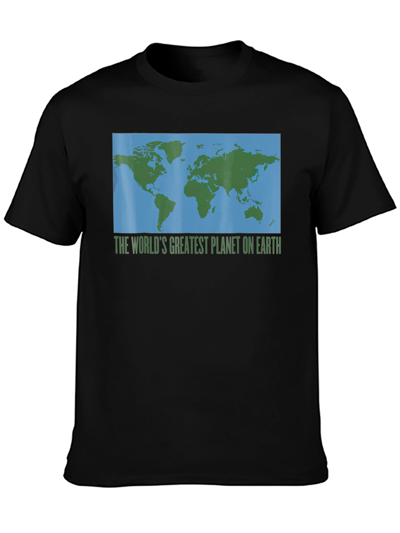 Earth Map Graphic T-Shirt