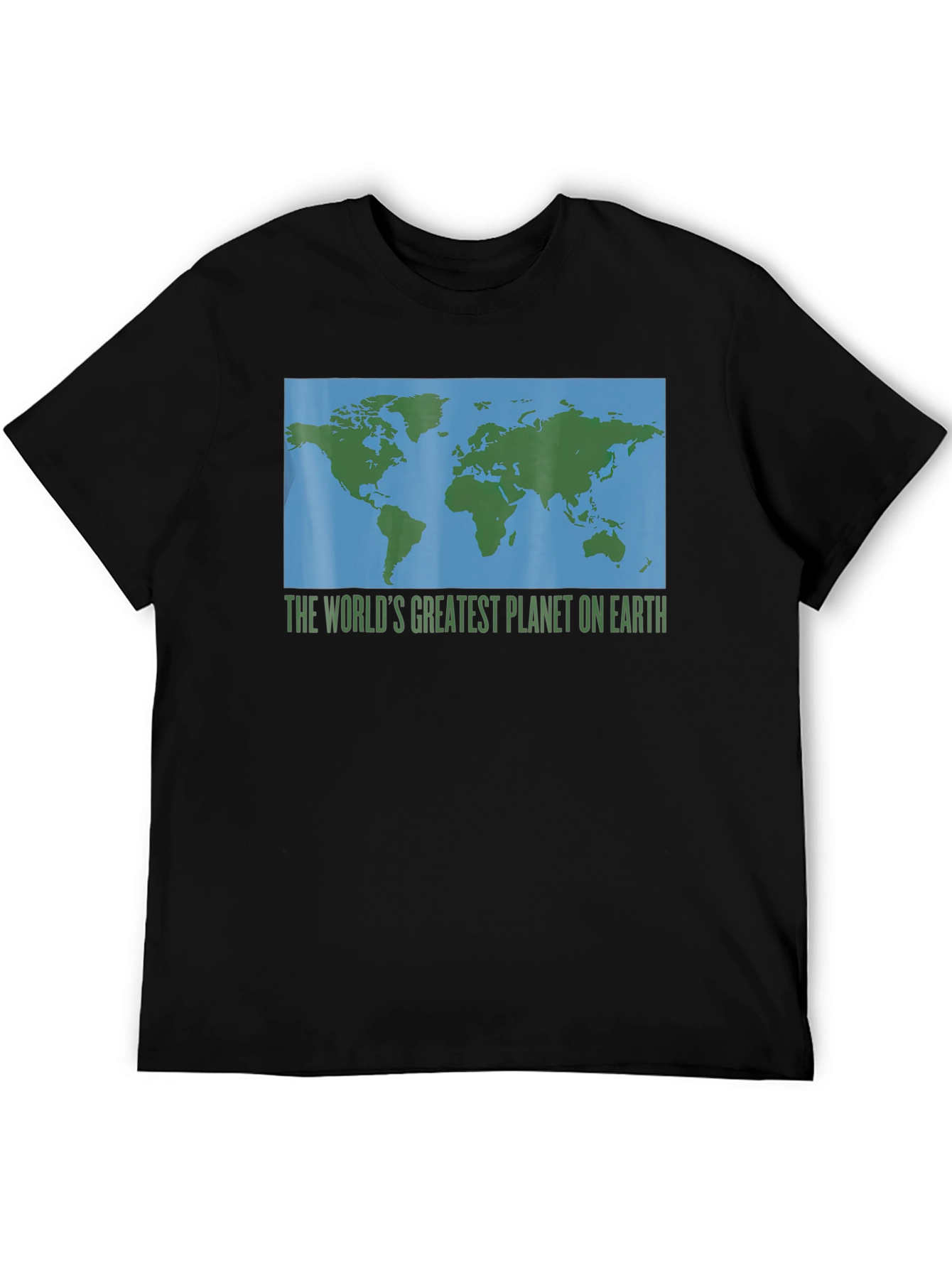 Earth Map Graphic T-Shirt