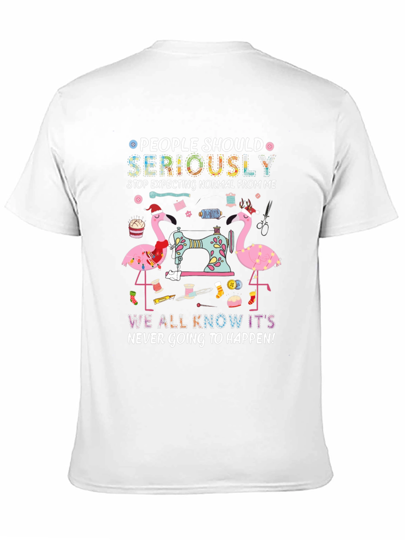 People Should Seriously Stop Expecting Flamingo T-Shirt