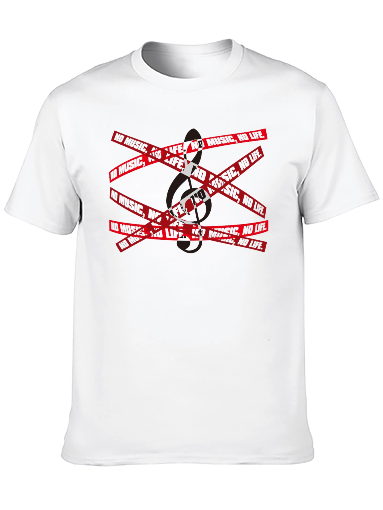 No Music No Life Graphic T-Shirt