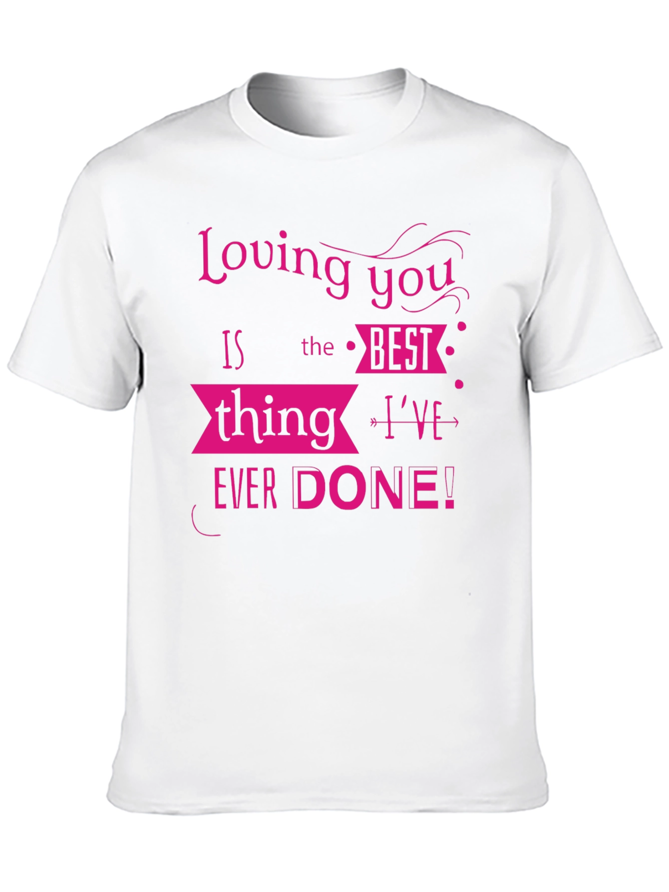 Loving You T-Shirt - Black Novelty Tee