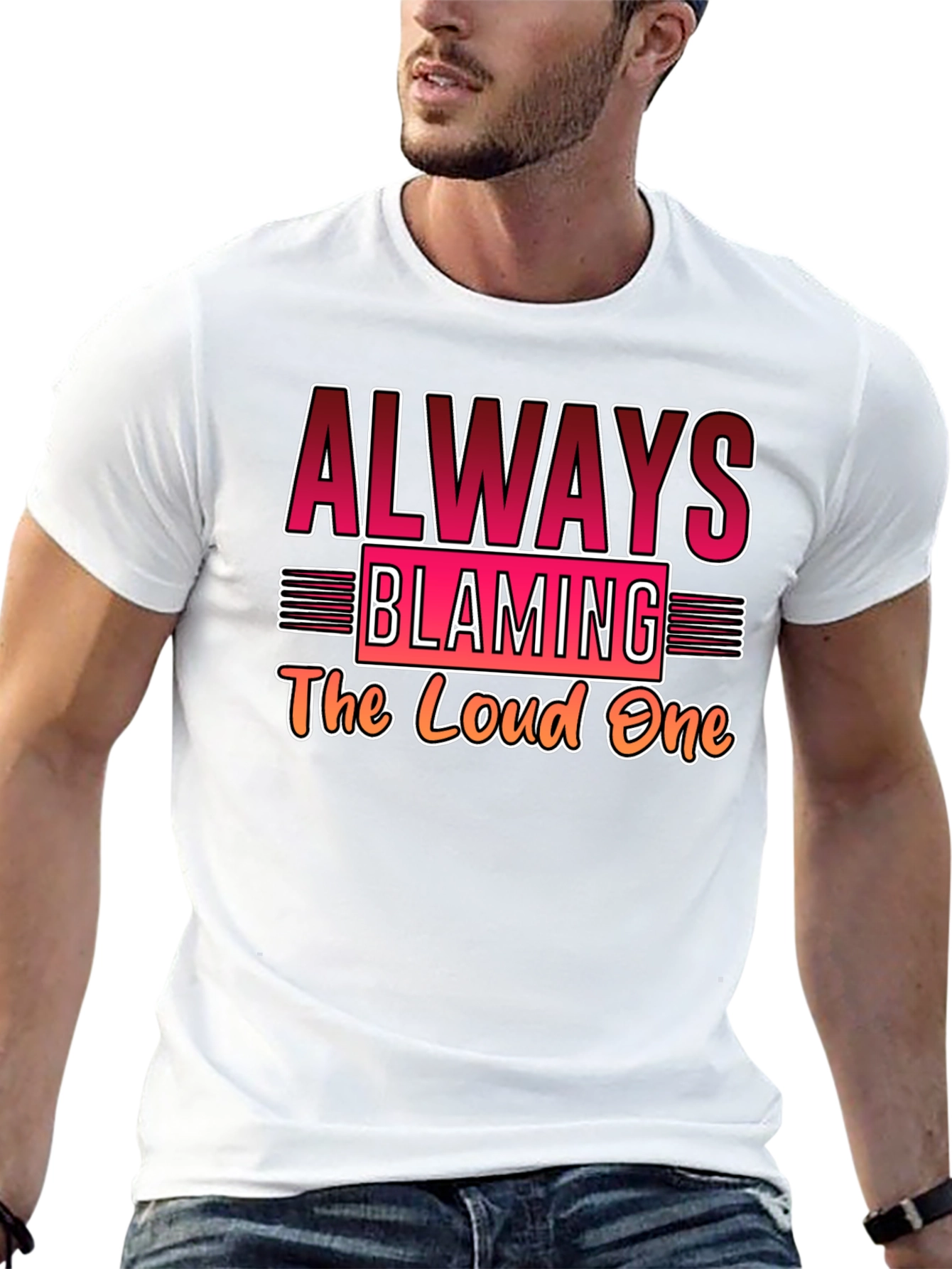 Always Blaming Loud One Black T-Shirt
