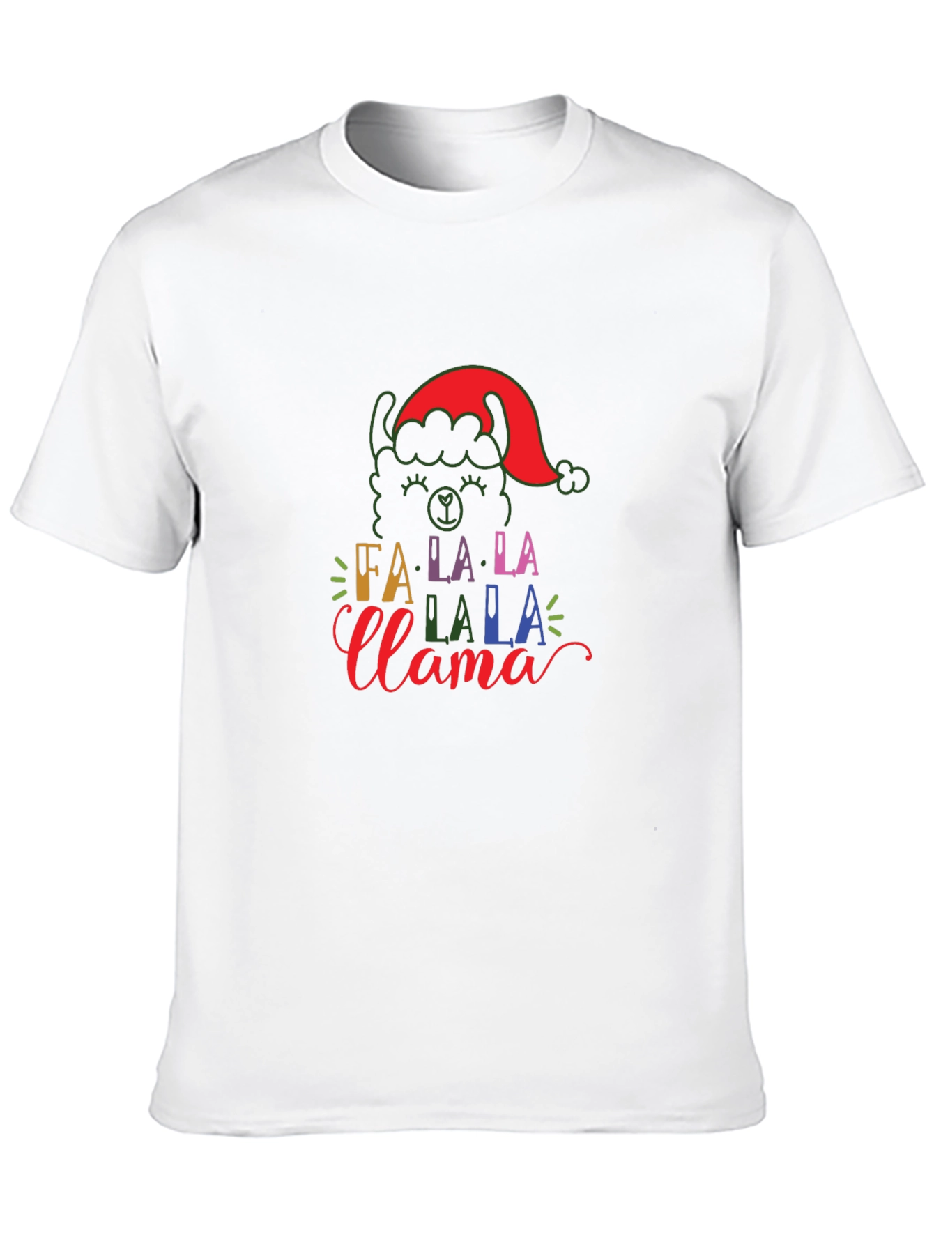 Festive Fa La La Llama Holiday T-Shirt