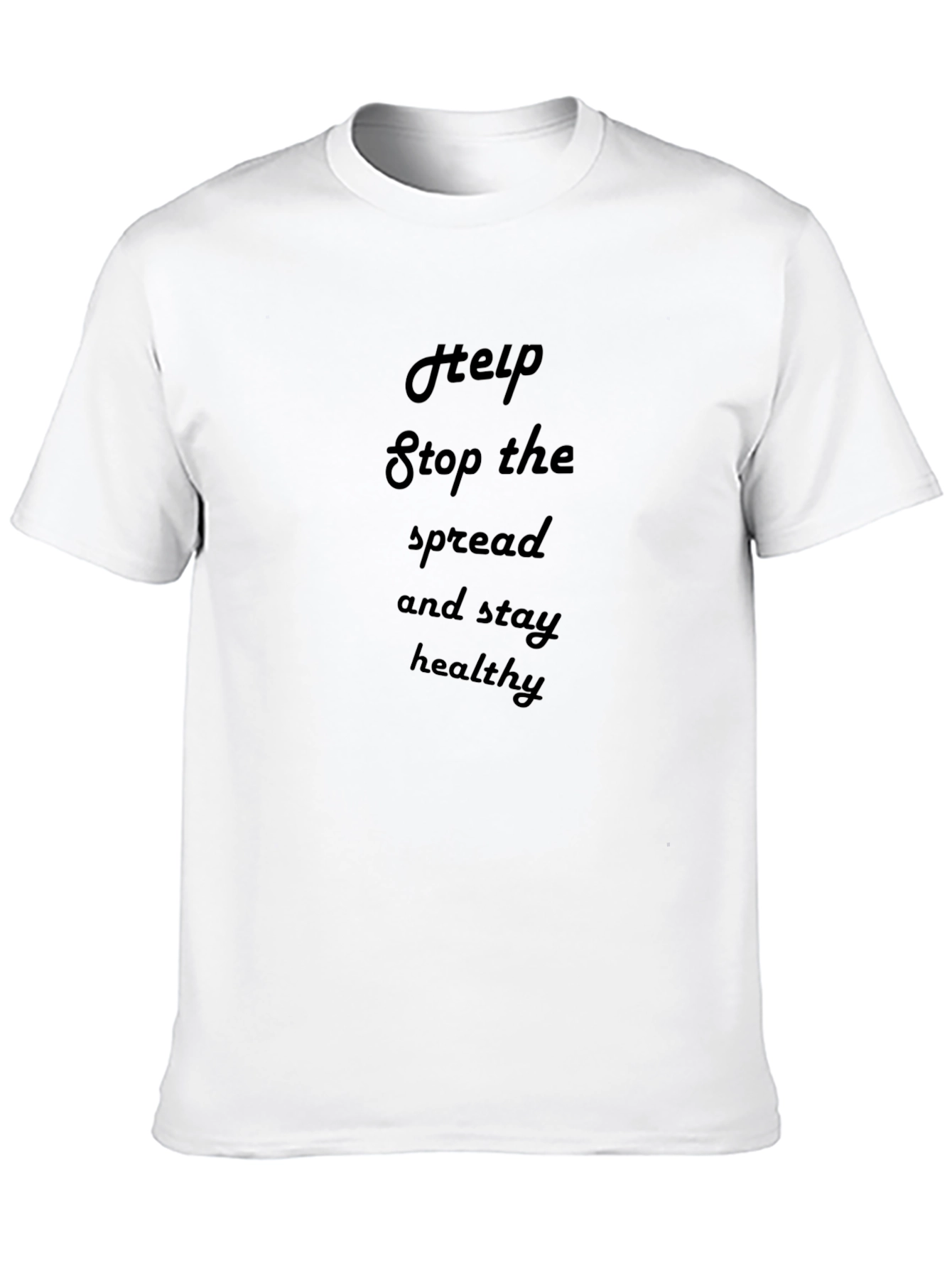 Help Stop the Spread Black Graphic Tee