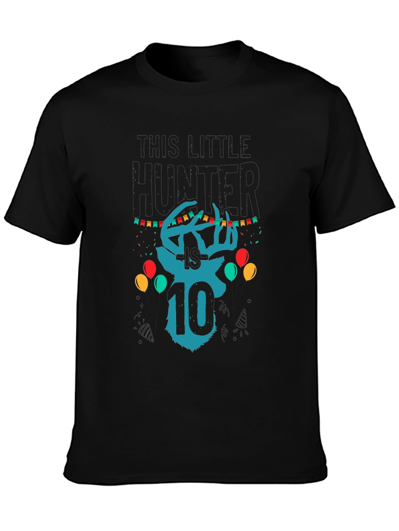This Little Hunter 10th Birthday T-Shirt